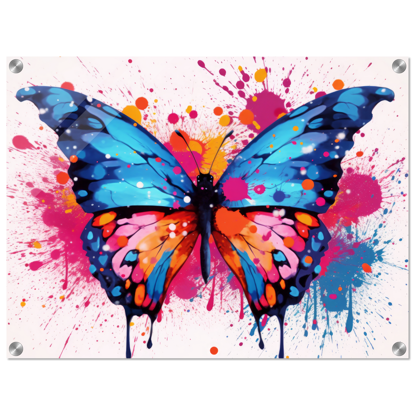 Schmetterlinge Pop-Art (INSECT01)