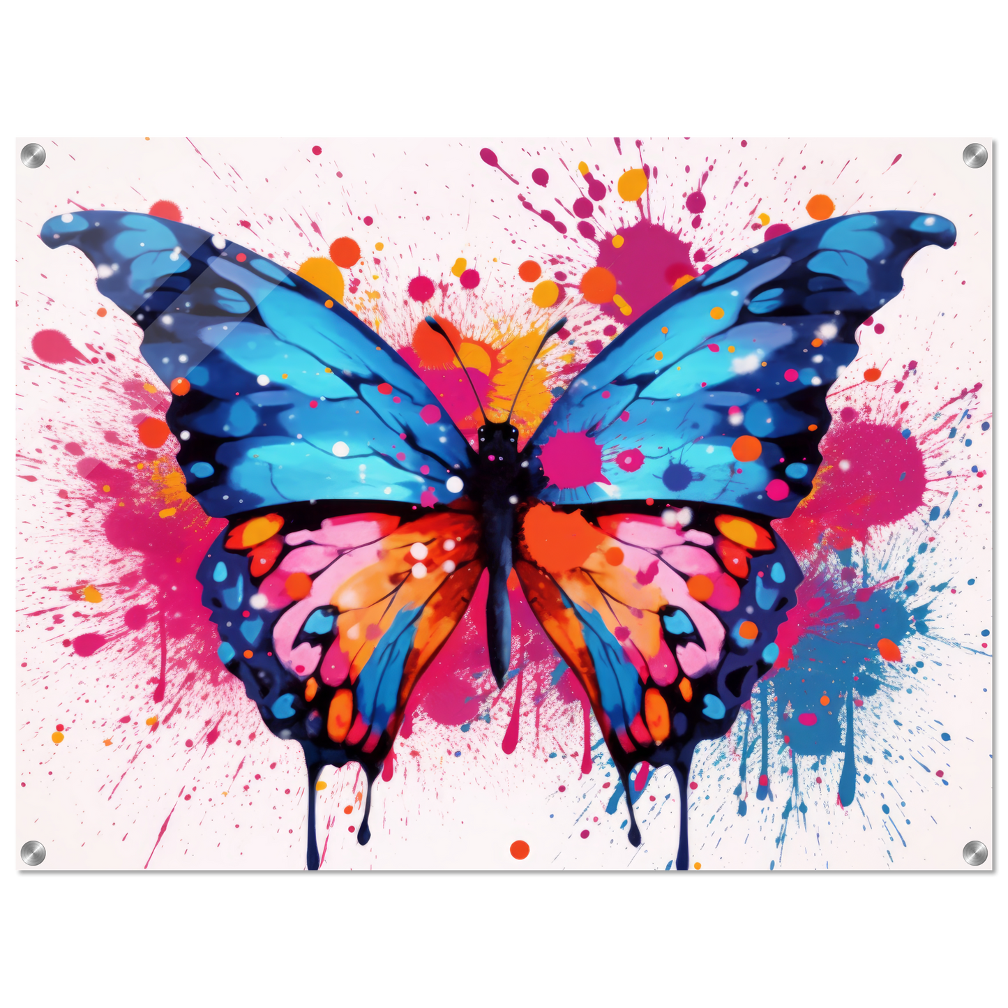 Schmetterlinge Pop-Art (INSECT01)