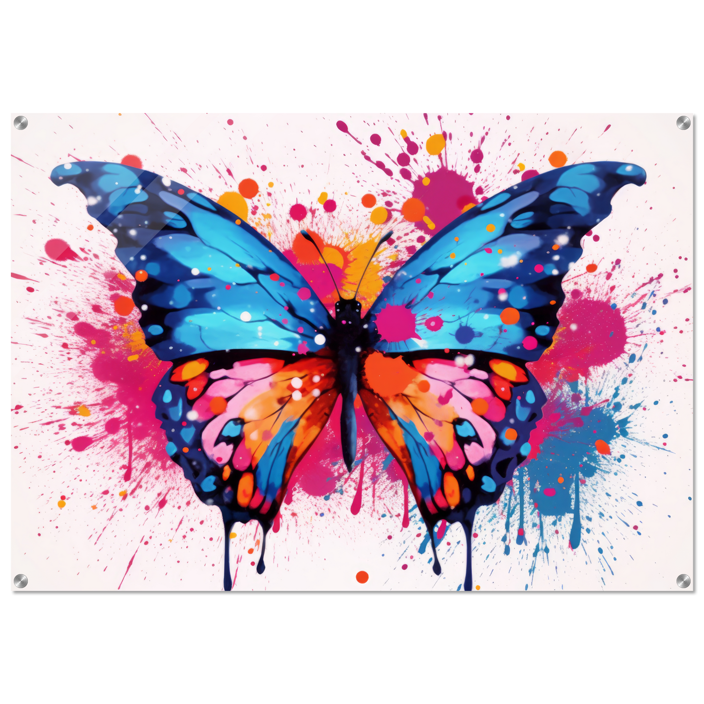 Schmetterlinge Pop-Art (INSECT01)