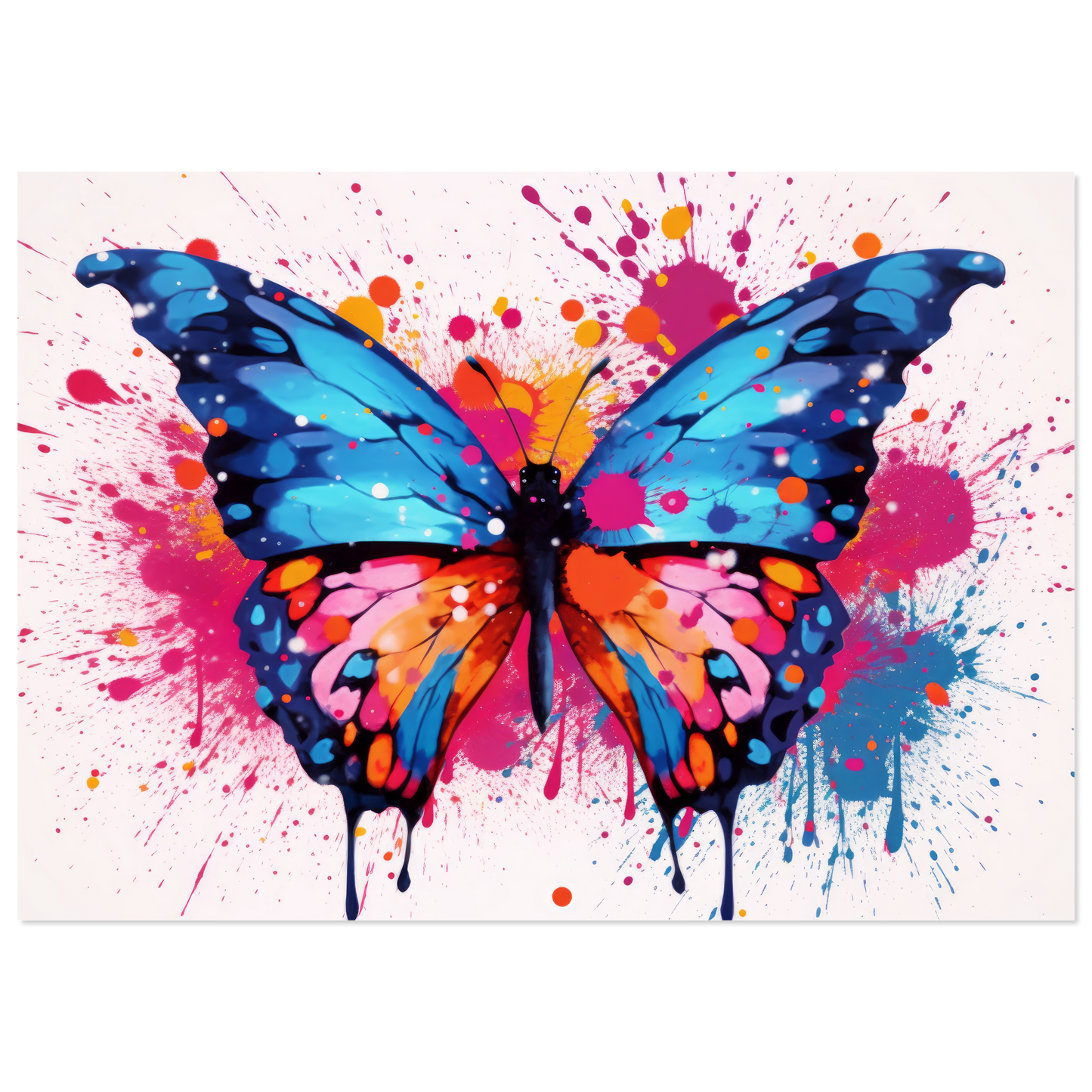 Schmetterlinge Pop-Art (INSECT01)