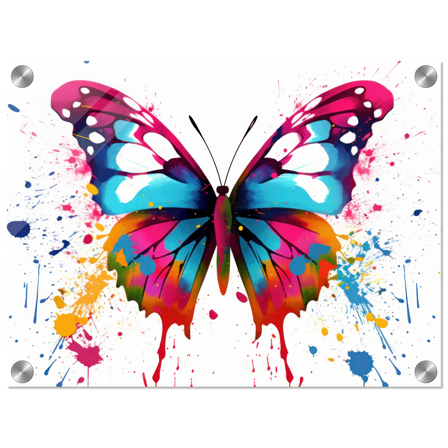 Schmetterlinge Pop-Art (INSECT04)