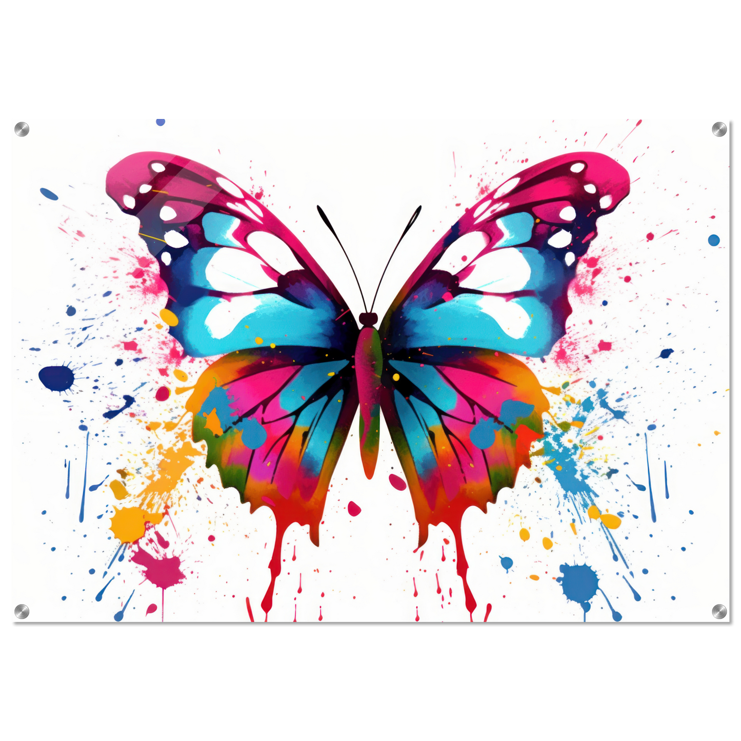 Schmetterlinge Pop-Art (INSECT04)
