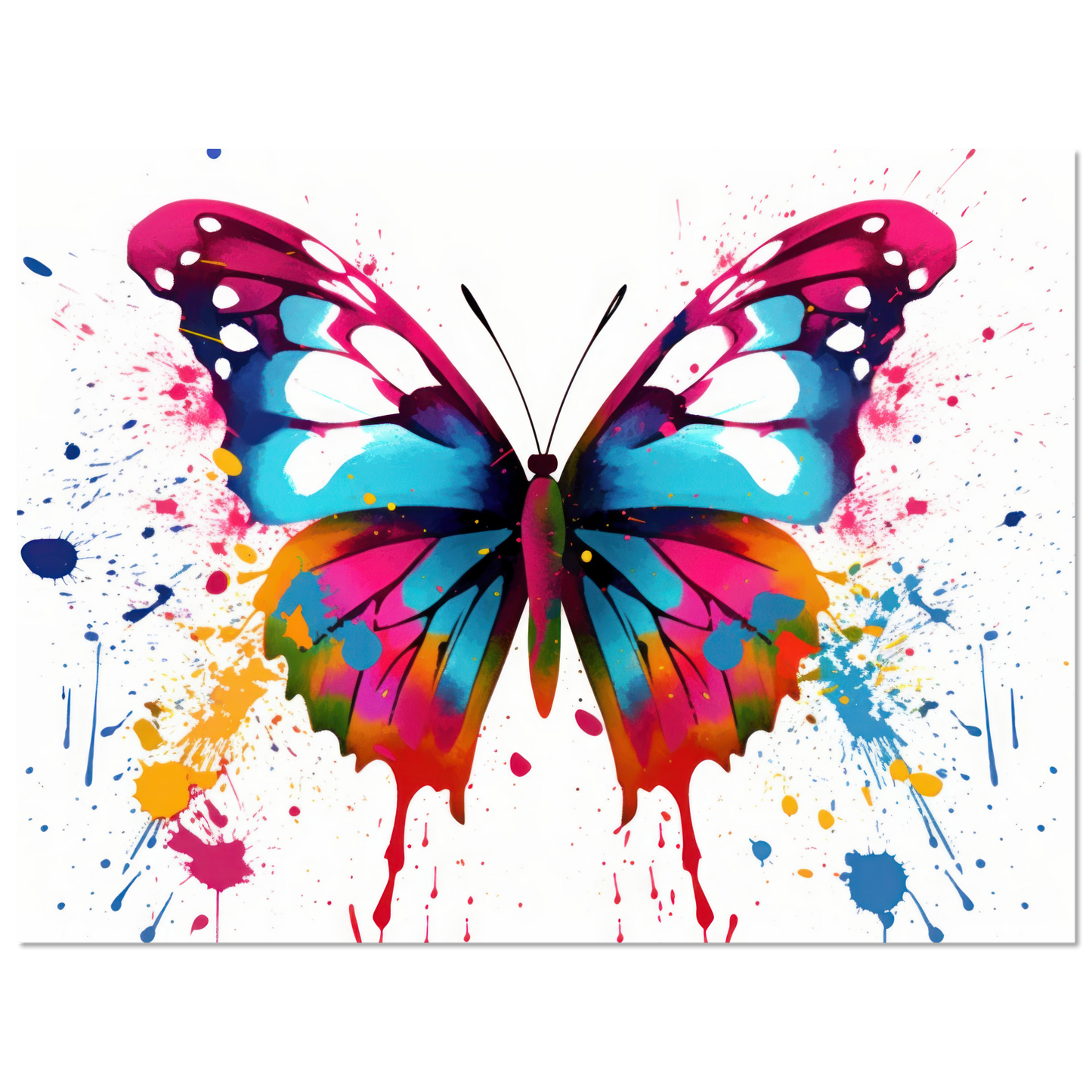 Schmetterlinge Pop-Art (INSECT04)