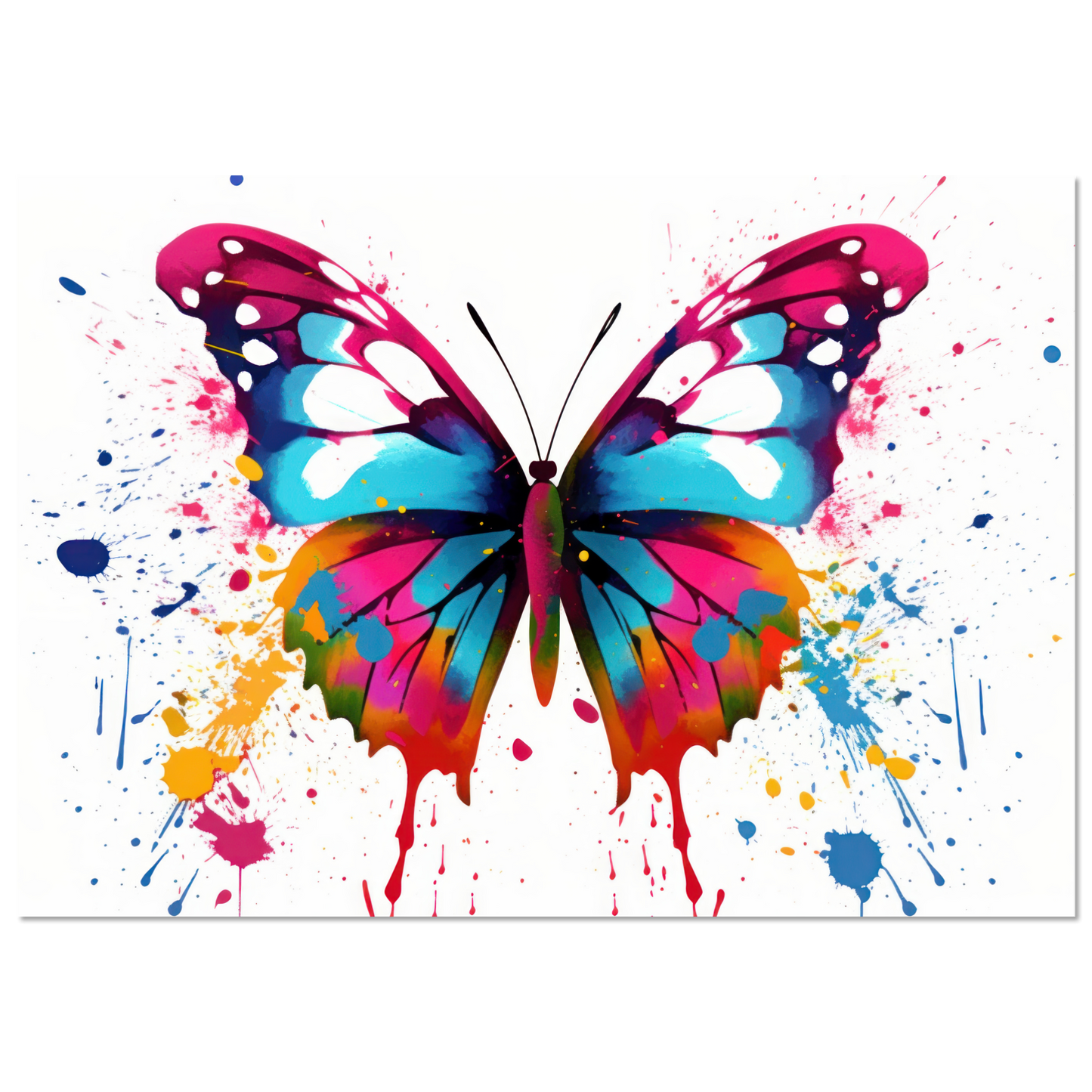 Schmetterlinge Pop-Art (INSECT04)