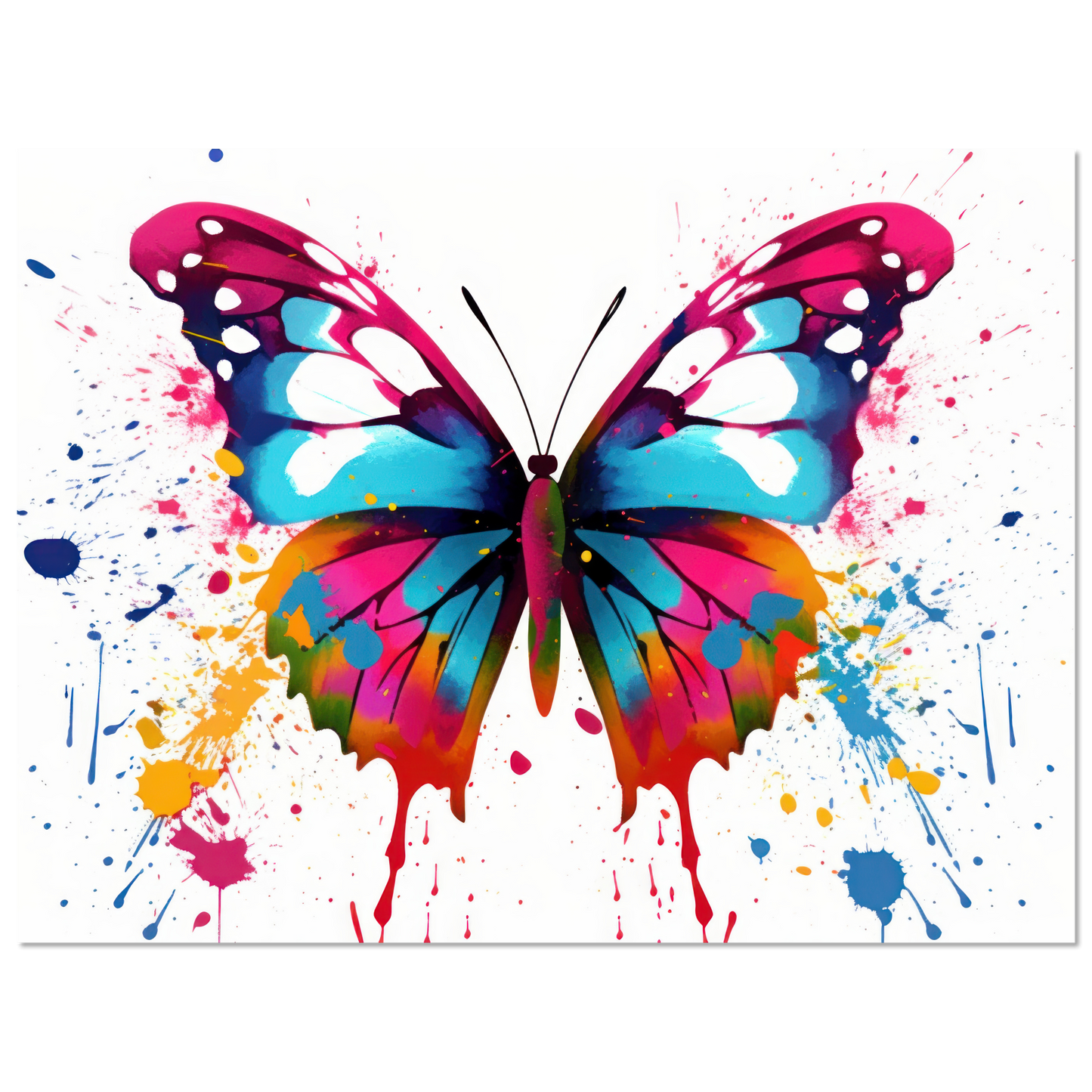 Schmetterlinge Pop-Art (INSECT04)