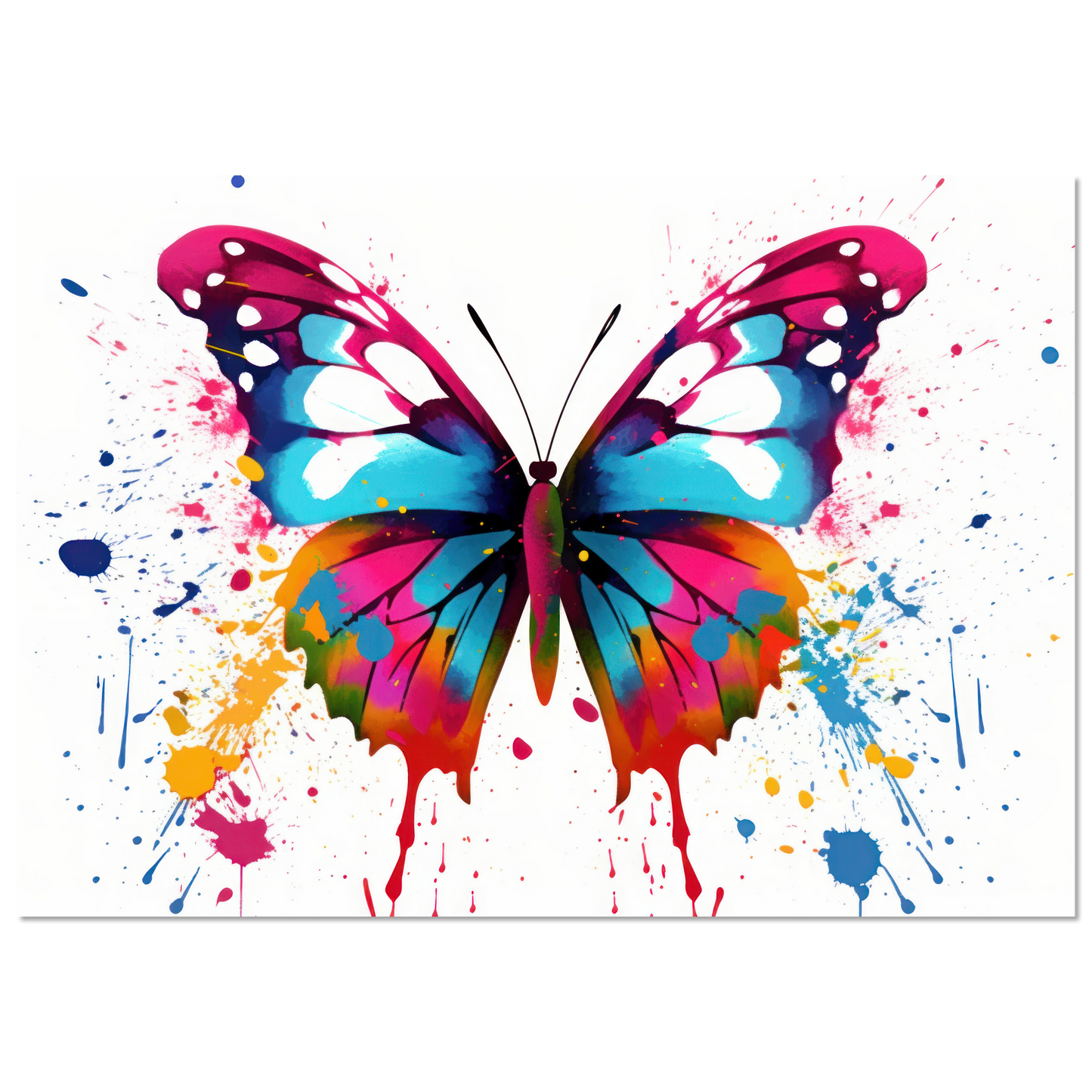 Schmetterlinge Pop-Art (INSECT04)