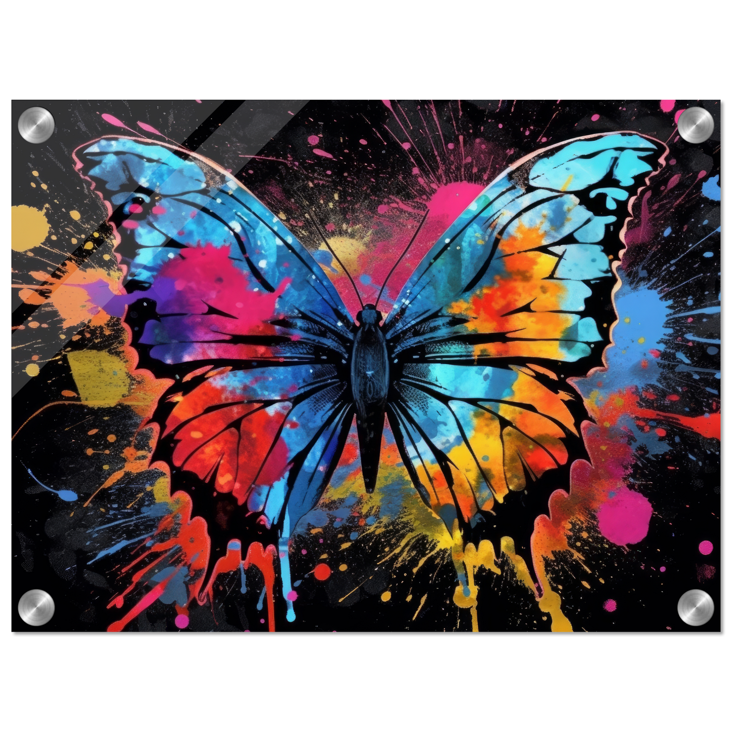 Schmetterlinge Pop-Art (INSECT07)