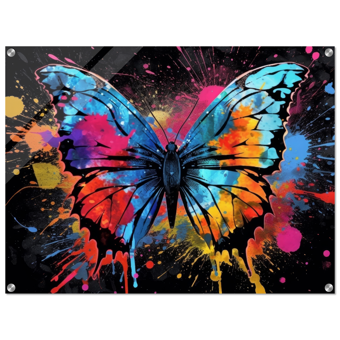 Schmetterlinge Pop-Art (INSECT07)