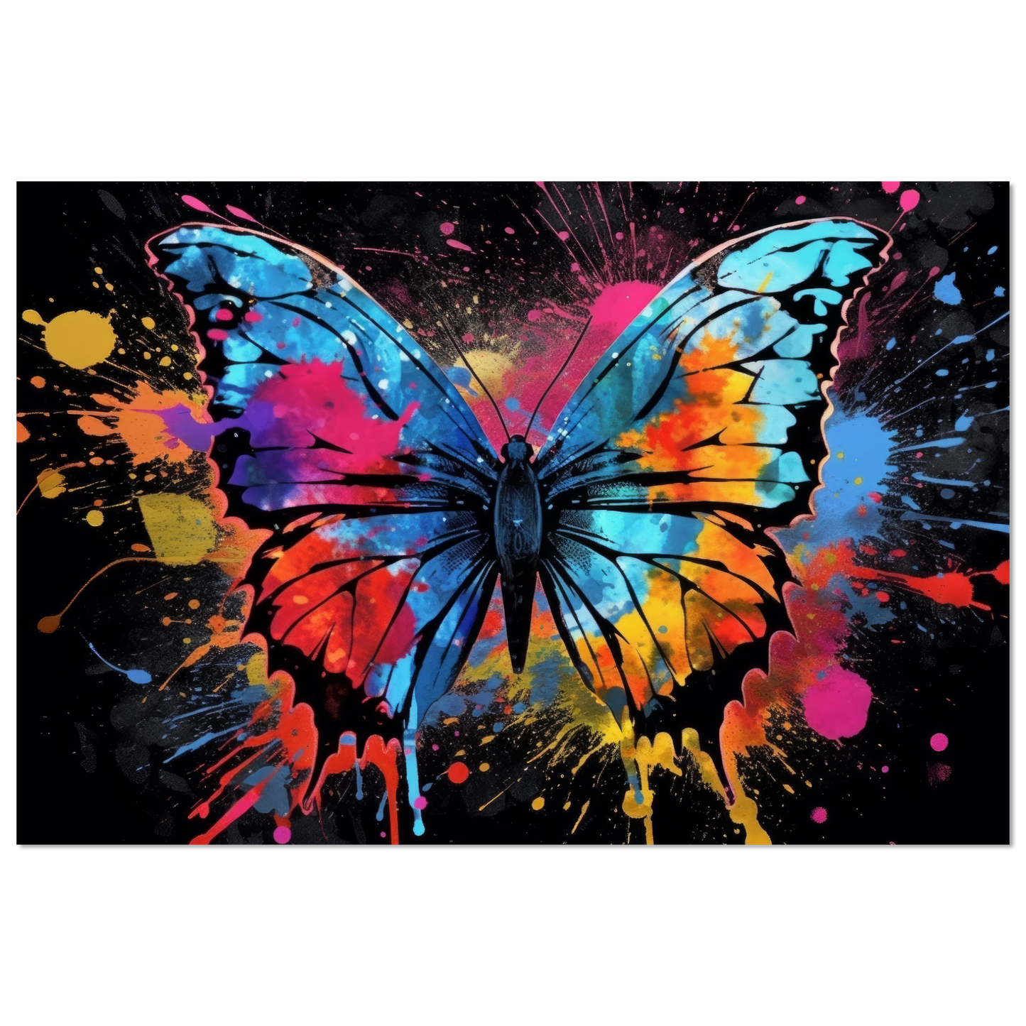 Schmetterlinge Pop-Art (INSECT07)