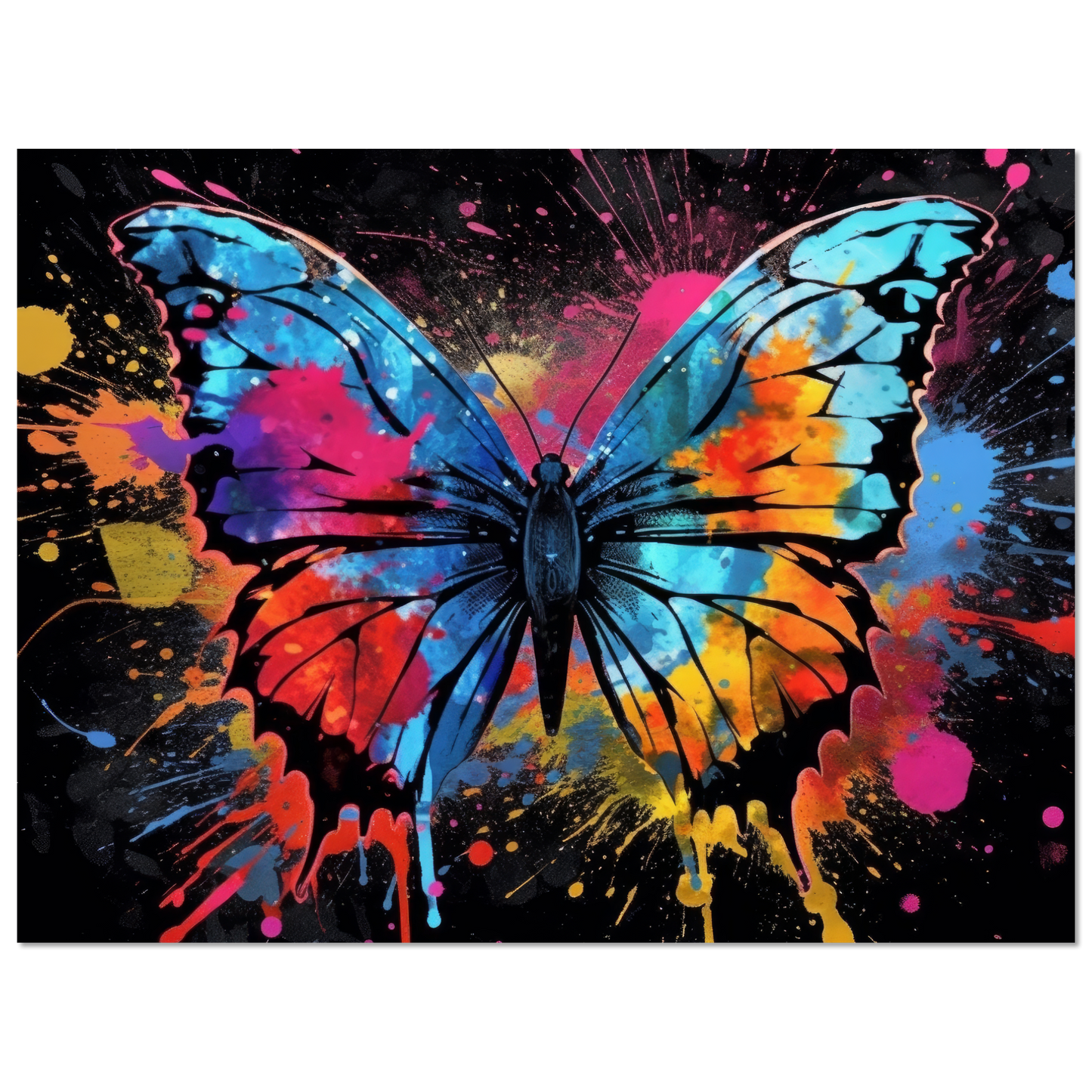 Schmetterlinge Pop-Art (INSECT07)