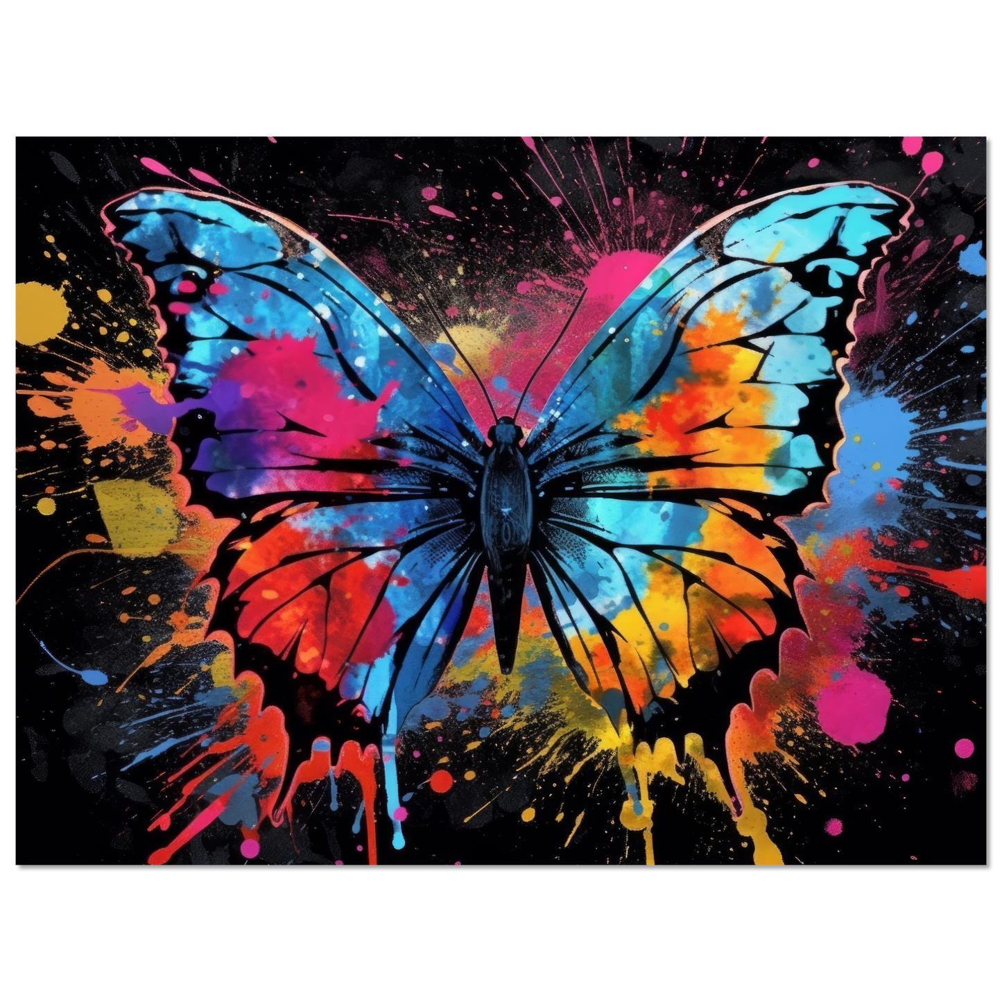 Schmetterlinge Pop-Art (INSECT07)