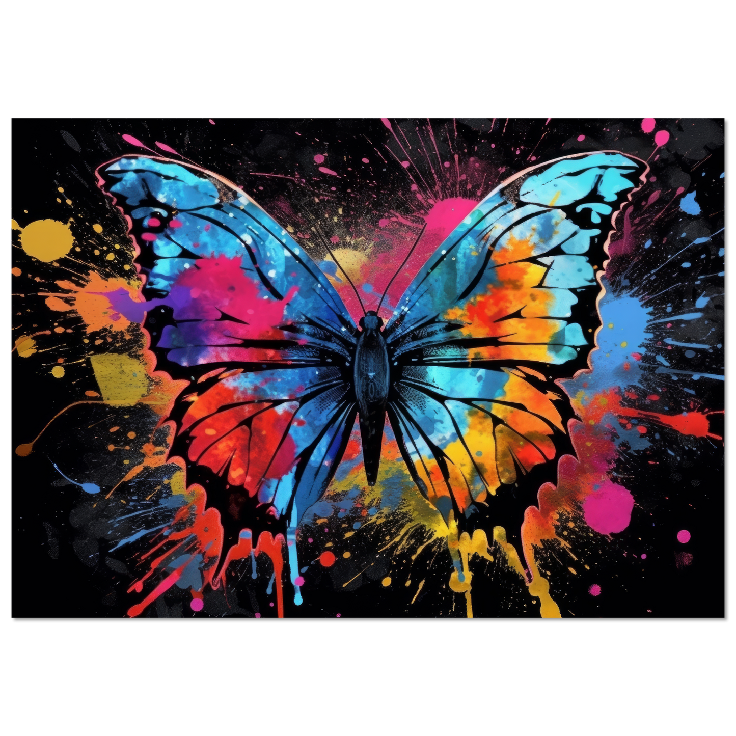 Schmetterlinge Pop-Art (INSECT07)