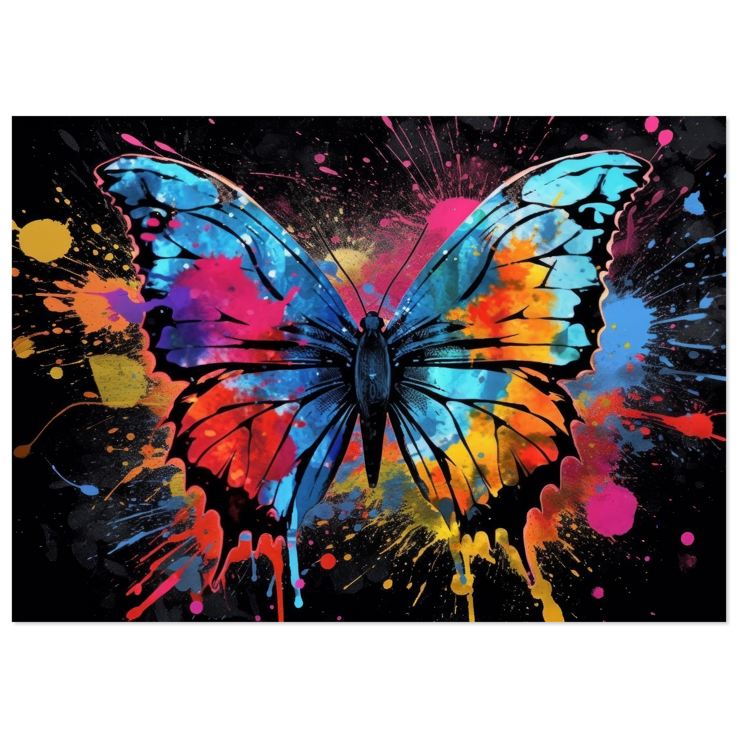 Schmetterlinge Pop-Art (INSECT07)