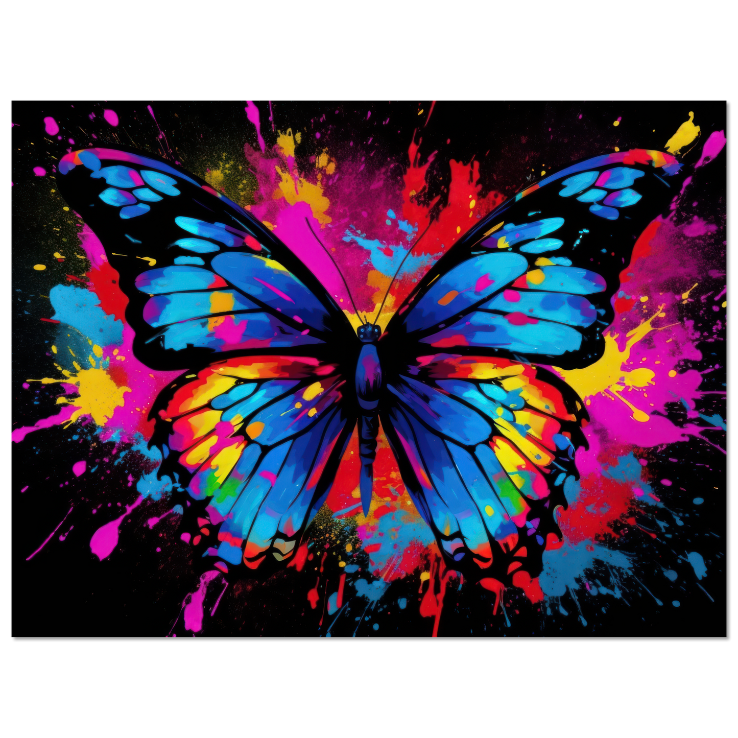 Schmetterlinge Pop-Art (INSECT08)