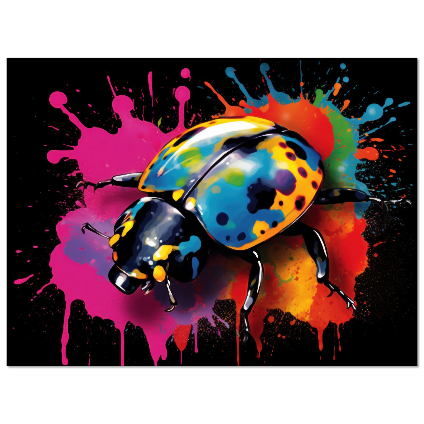 Ladybug pop art (INSECT11)