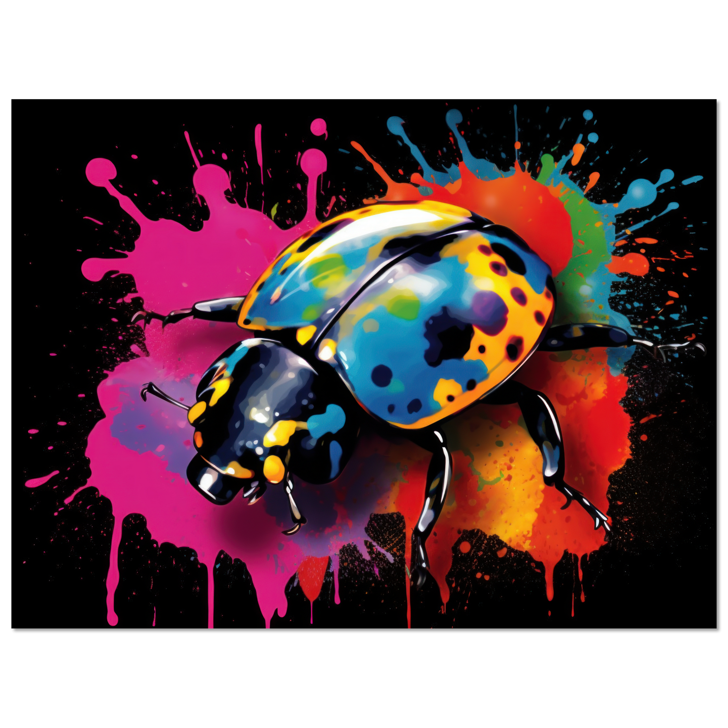 Marienkäfer Pop-Art (INSECT11)