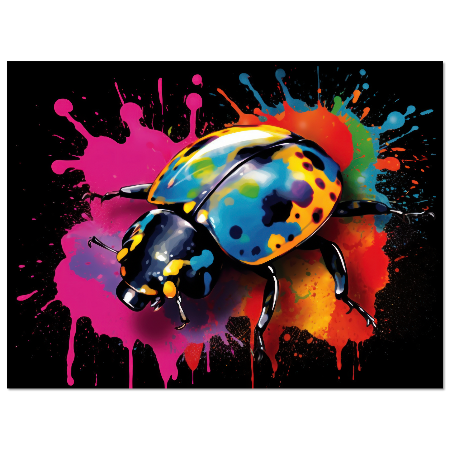 Ladybug pop art (INSECT11)