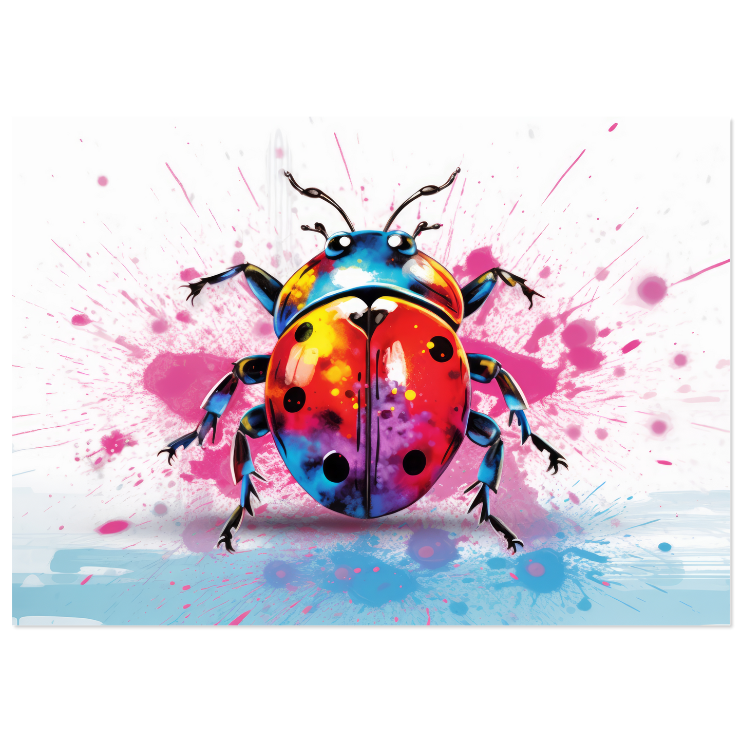 Marienkäfer Pop-Art (INSECT13)