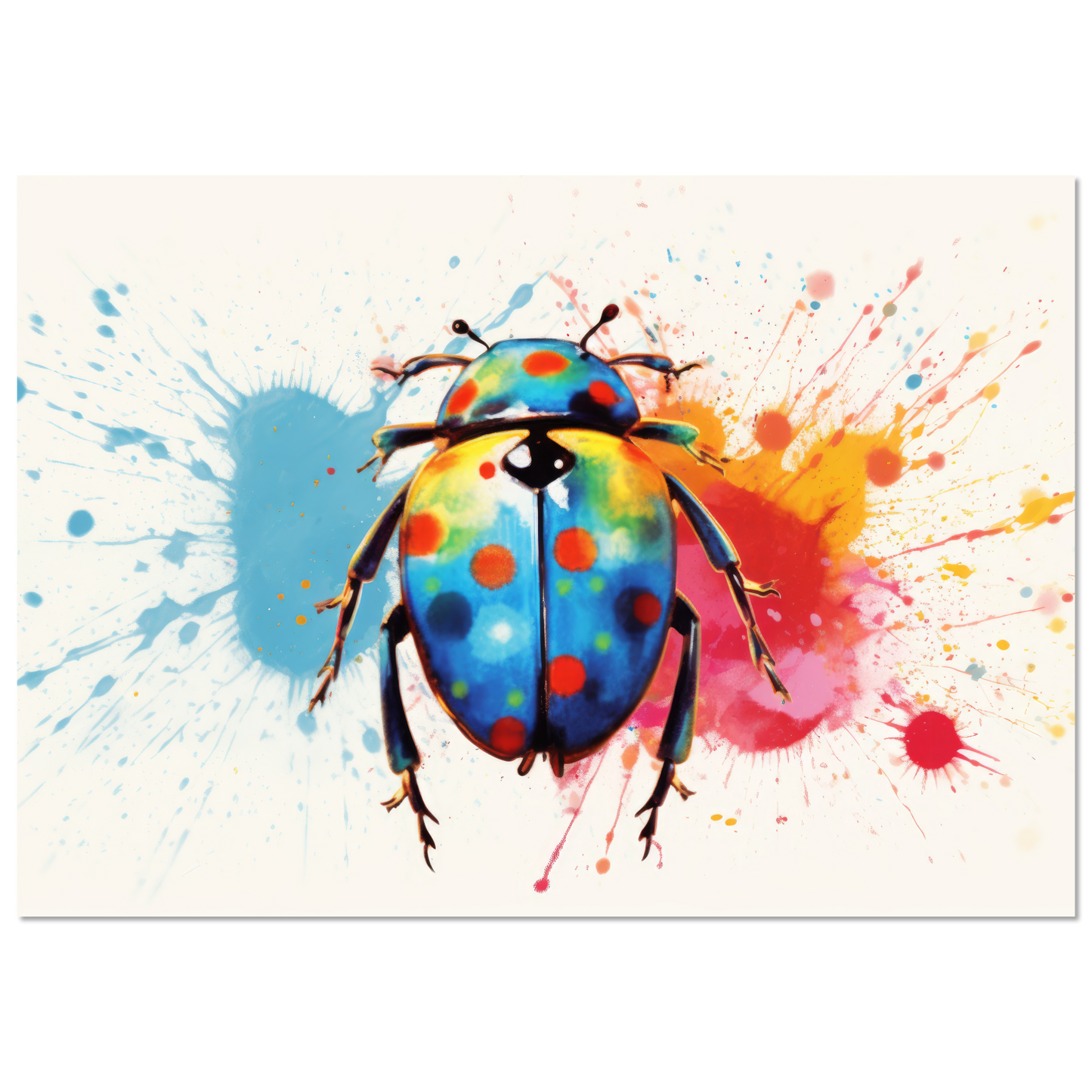 Ladybug pop art (INSECT15)