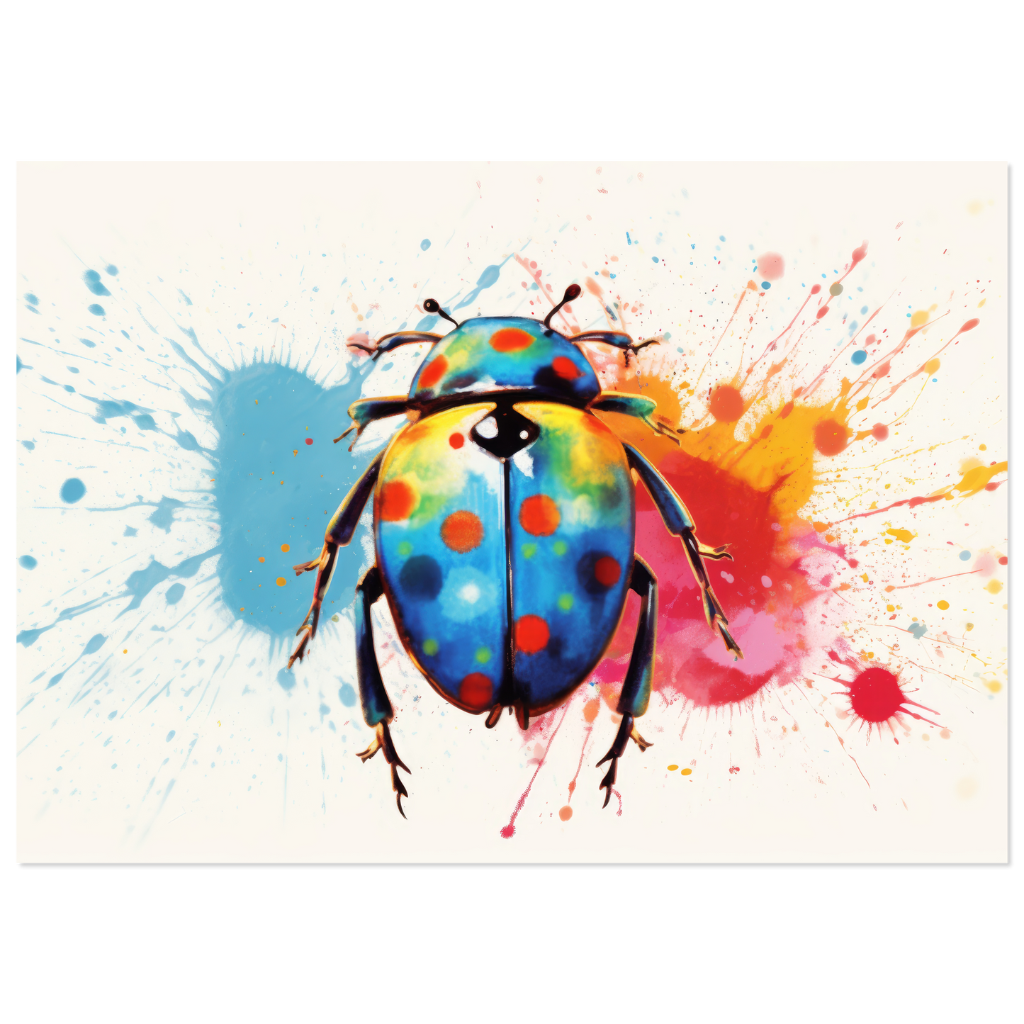 Ladybug pop art (INSECT15)