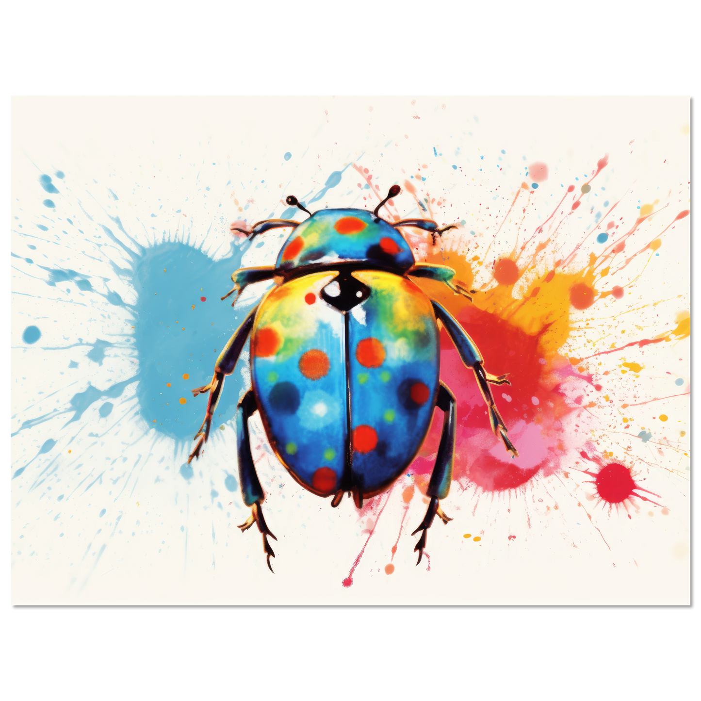 Ladybug pop art (INSECT15)