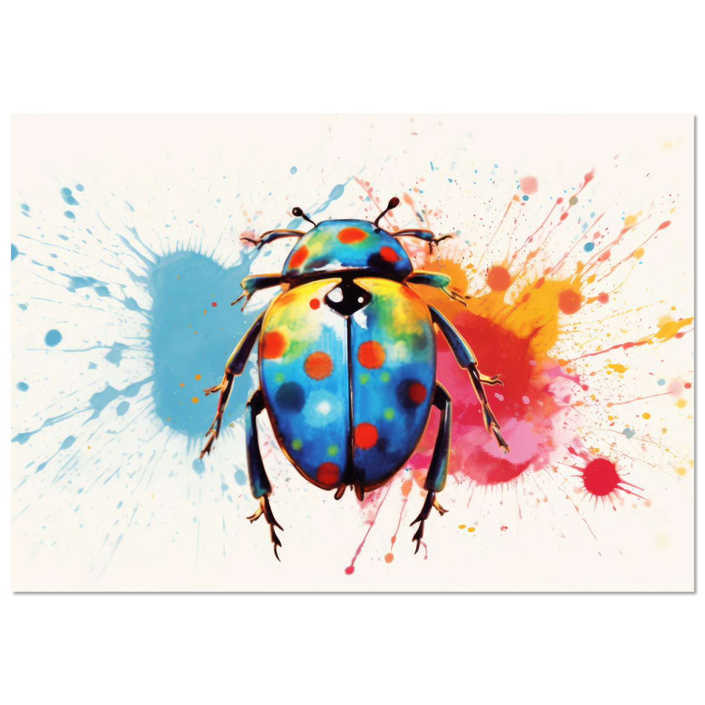 Ladybug pop art (INSECT15)