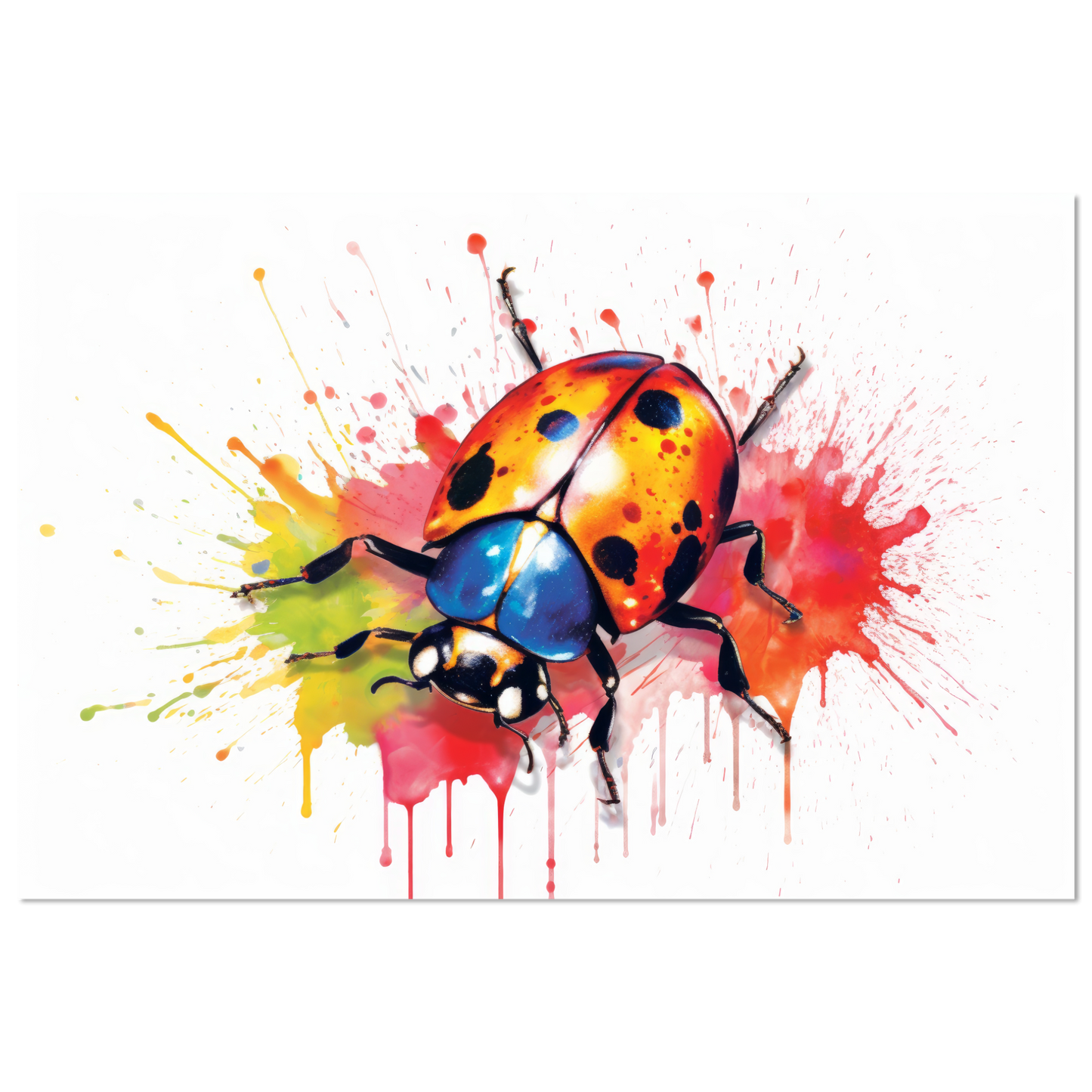 Ladybug pop art (INSECT16)