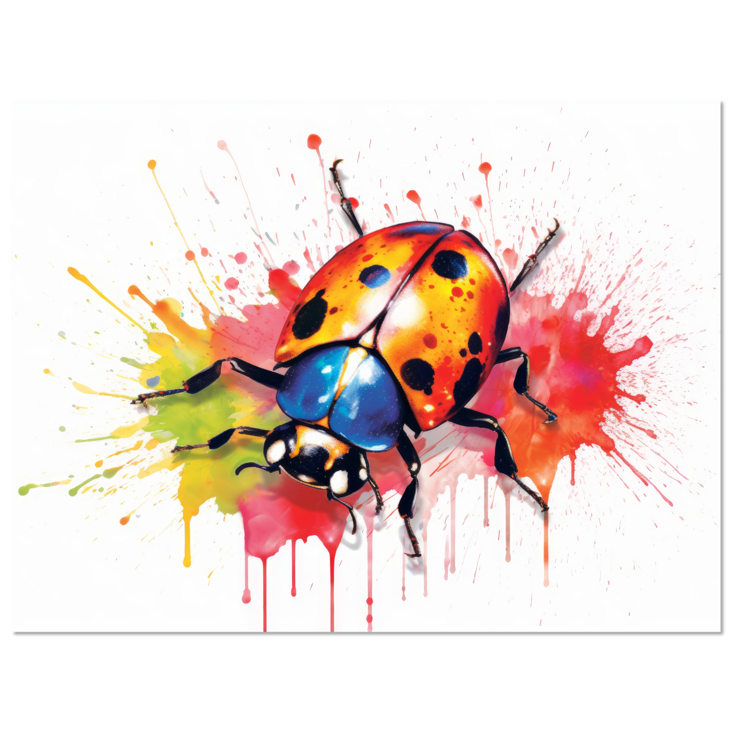 Ladybug pop art (INSECT16)