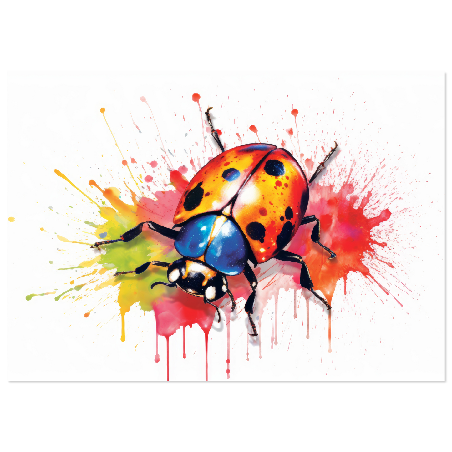 Ladybug pop art (INSECT16)