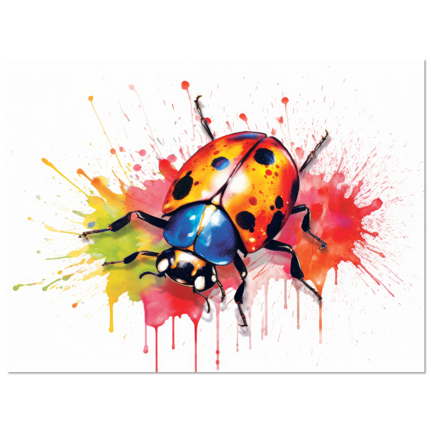 Ladybug pop art (INSECT16)