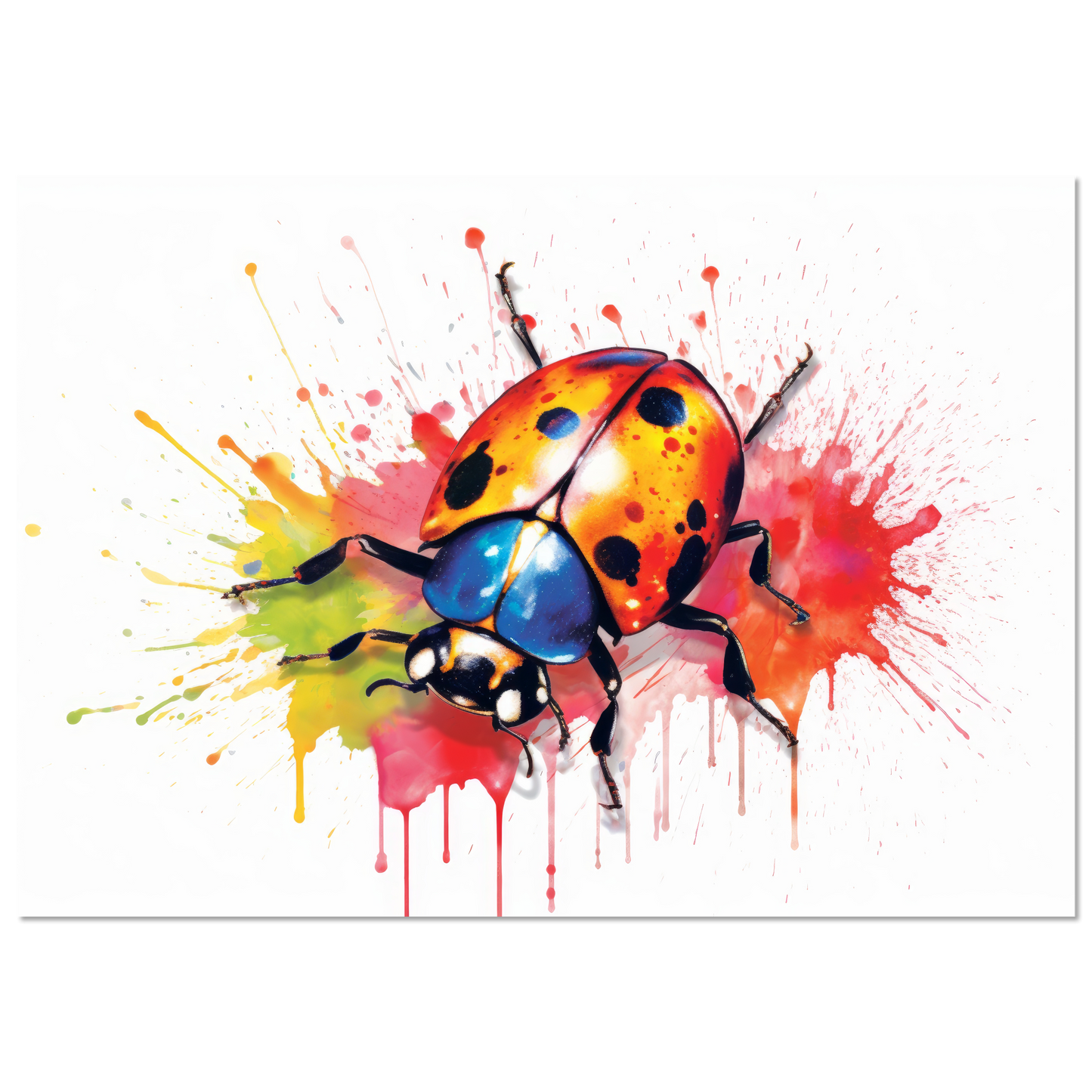 Ladybug pop art (INSECT16)