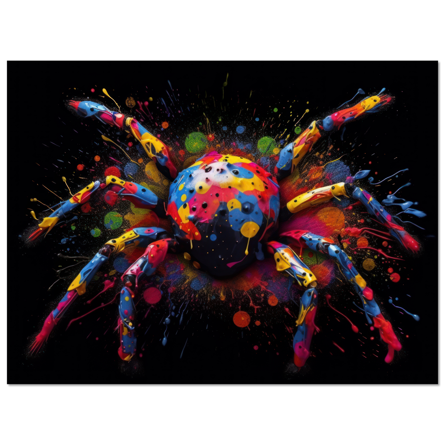 Spinne Pop-Art (INSECT17)