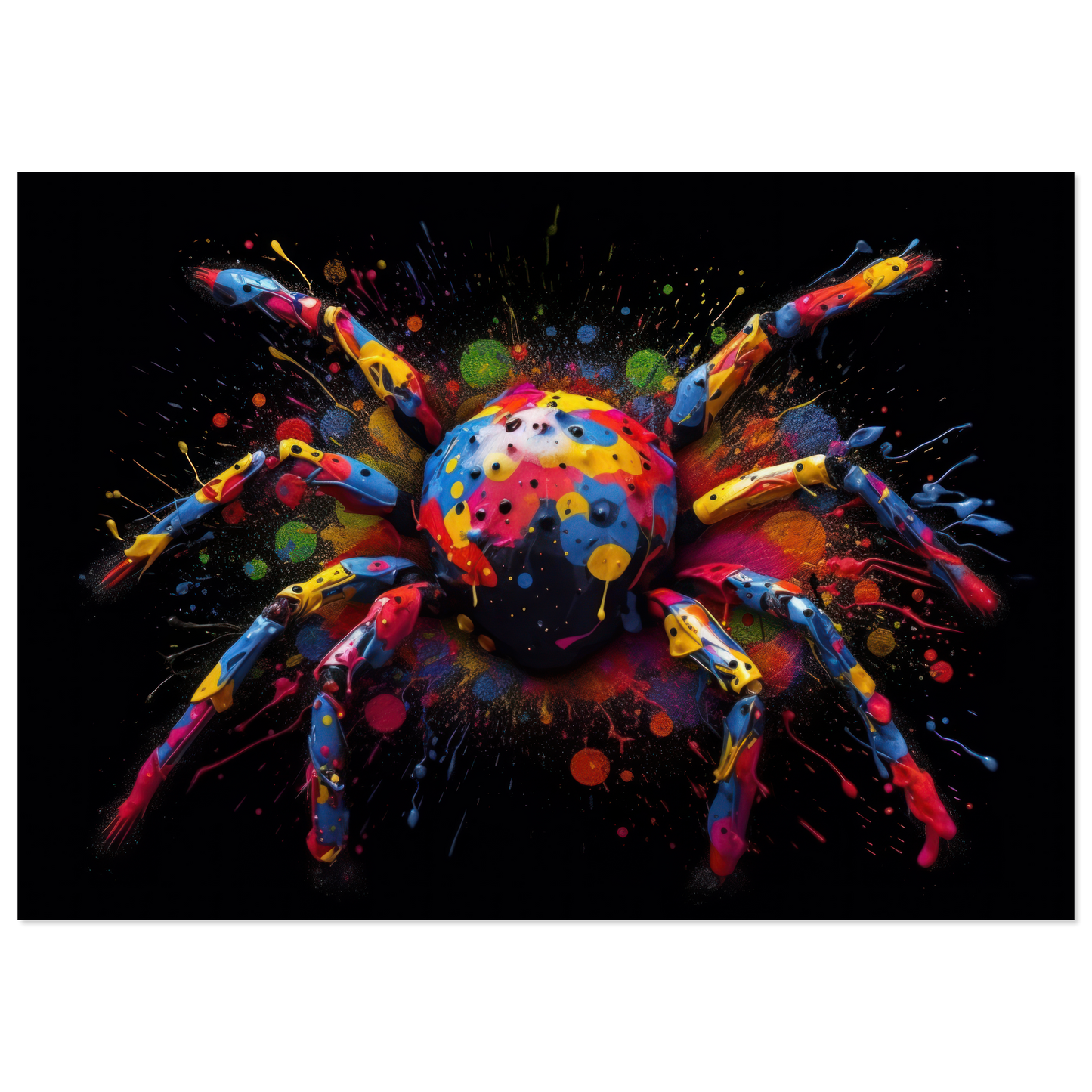 Spinne Pop-Art (INSECT17)