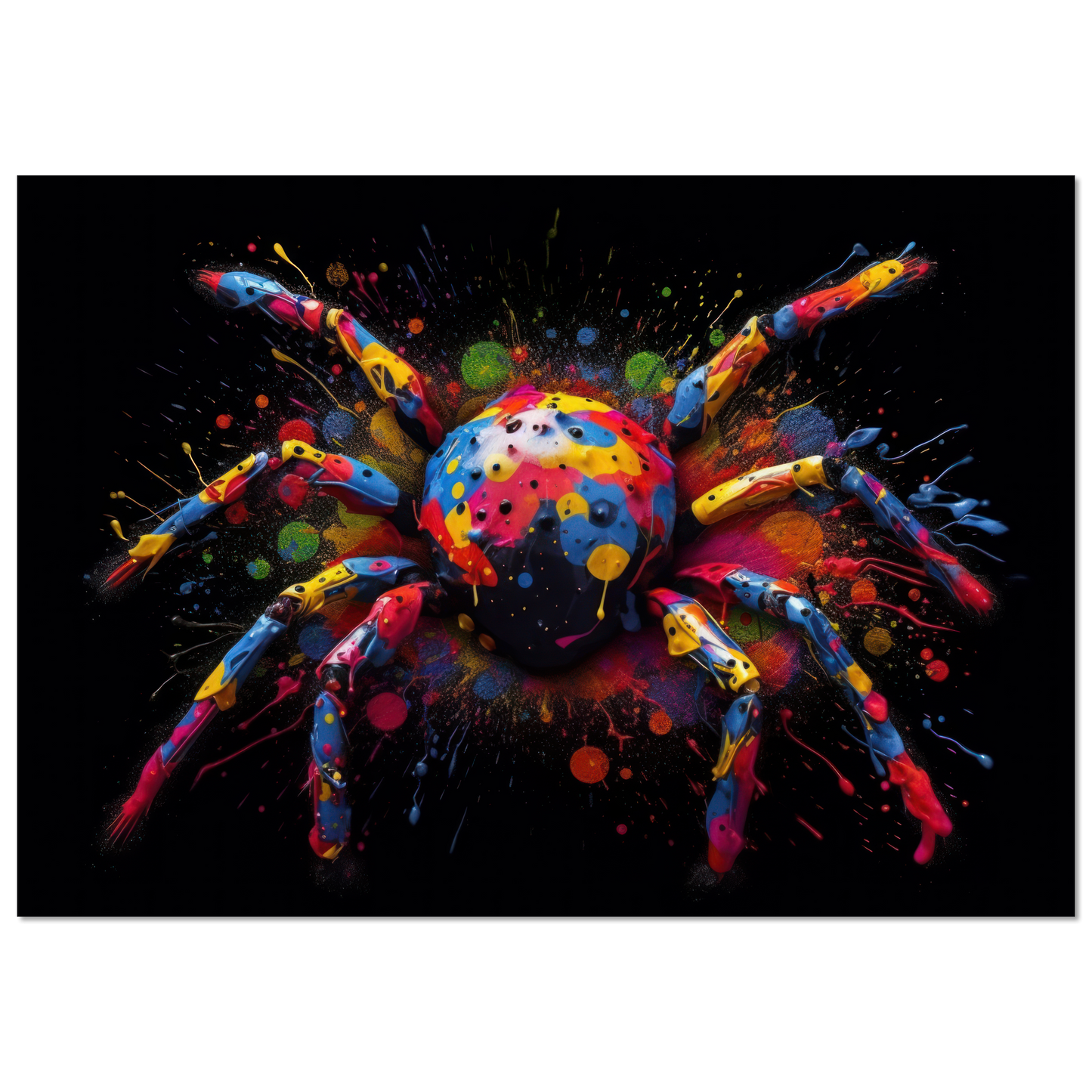 Spinne Pop-Art (INSECT17)