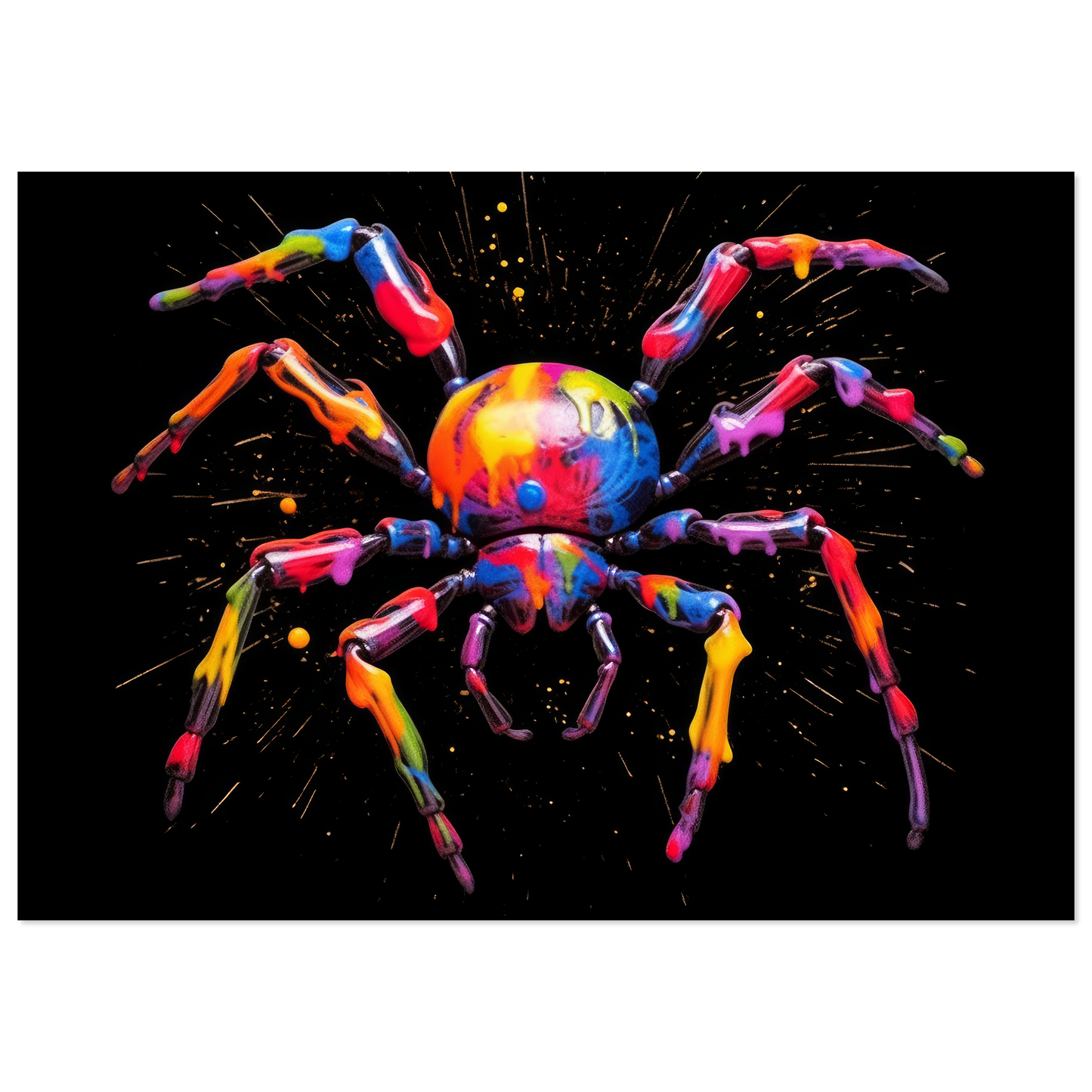 Spinne Pop-Art (INSECT18)
