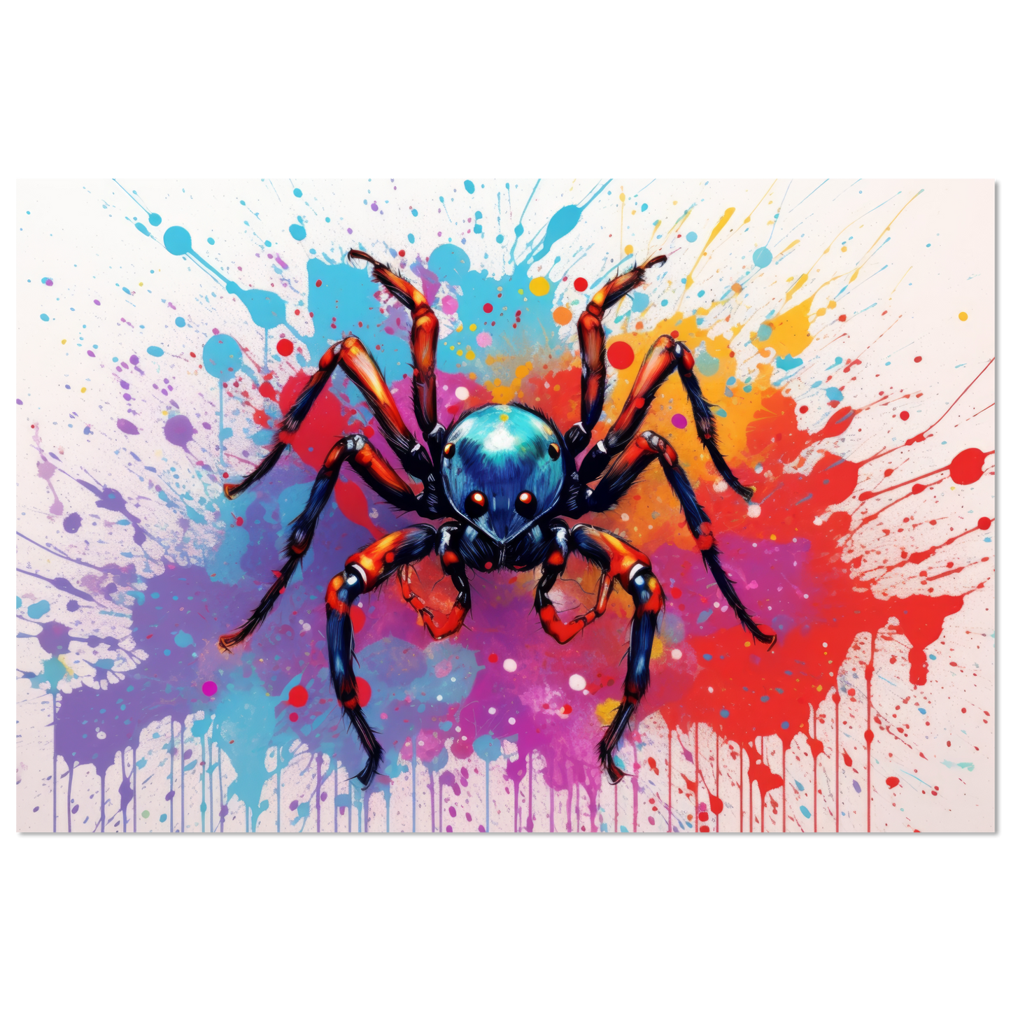 Spinne Pop-Art (INSECT22)