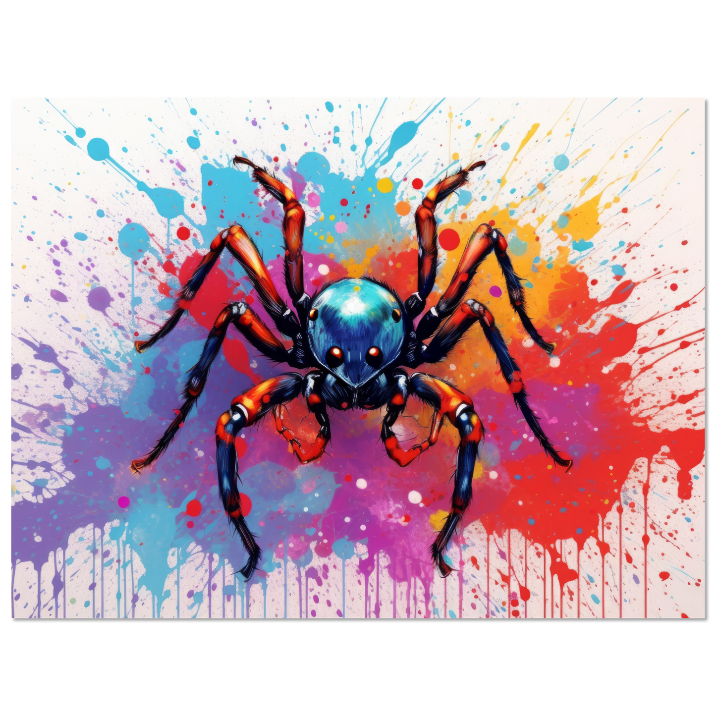 Spinne Pop-Art (INSECT22)