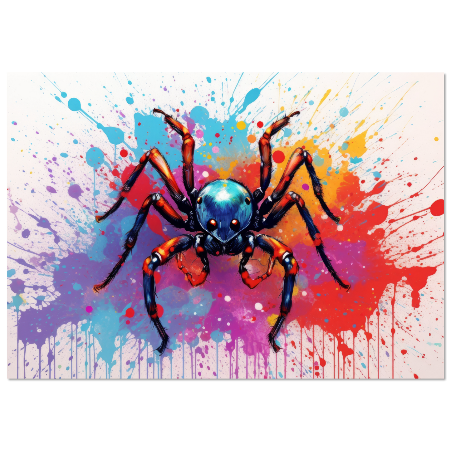 Spinne Pop-Art (INSECT22)