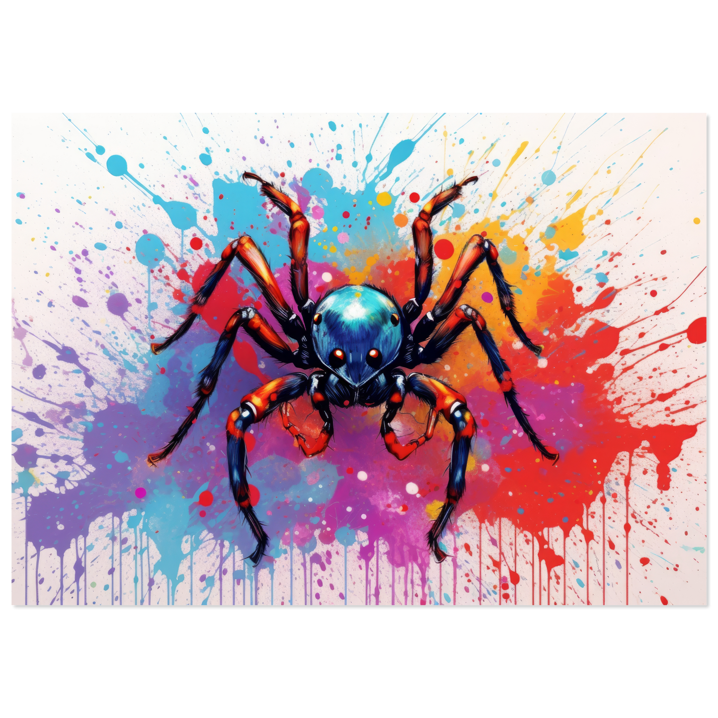 Spinne Pop-Art (INSECT22)