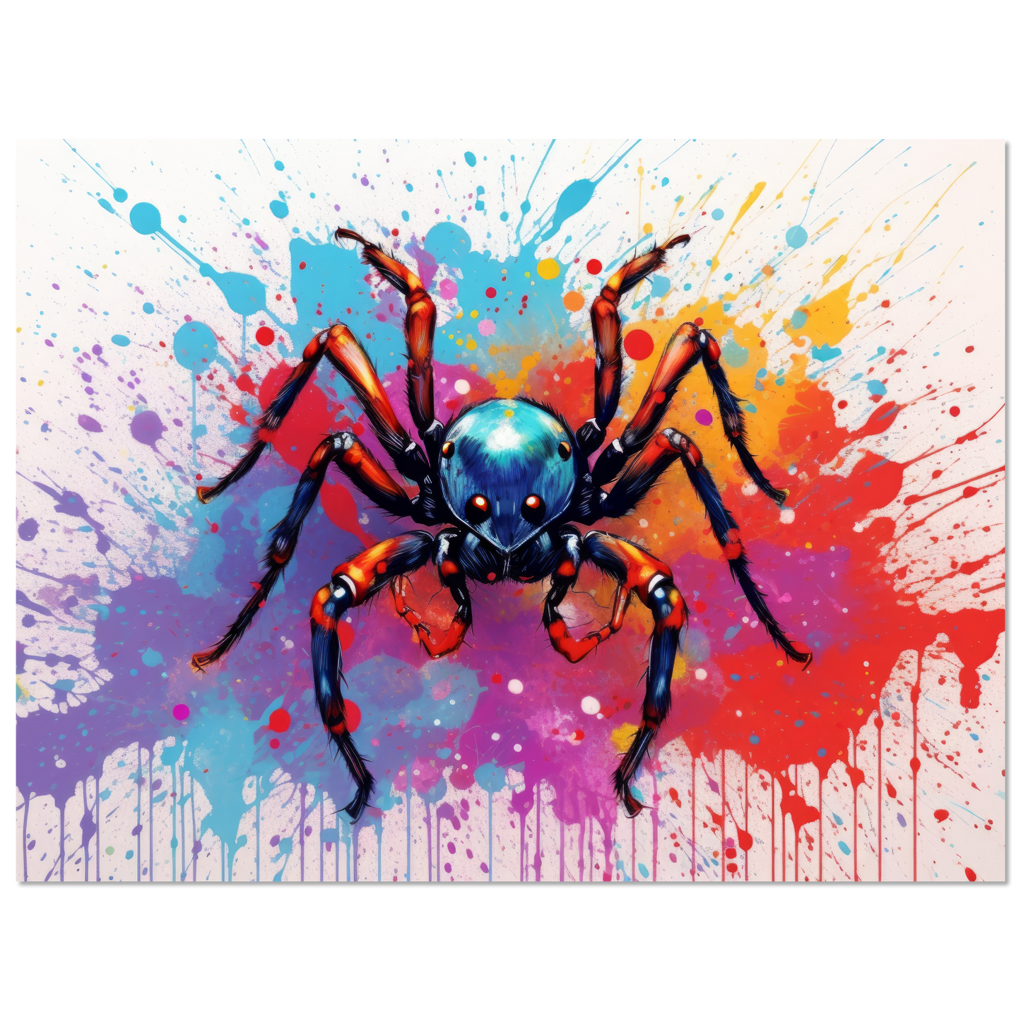 Spinne Pop-Art (INSECT22)