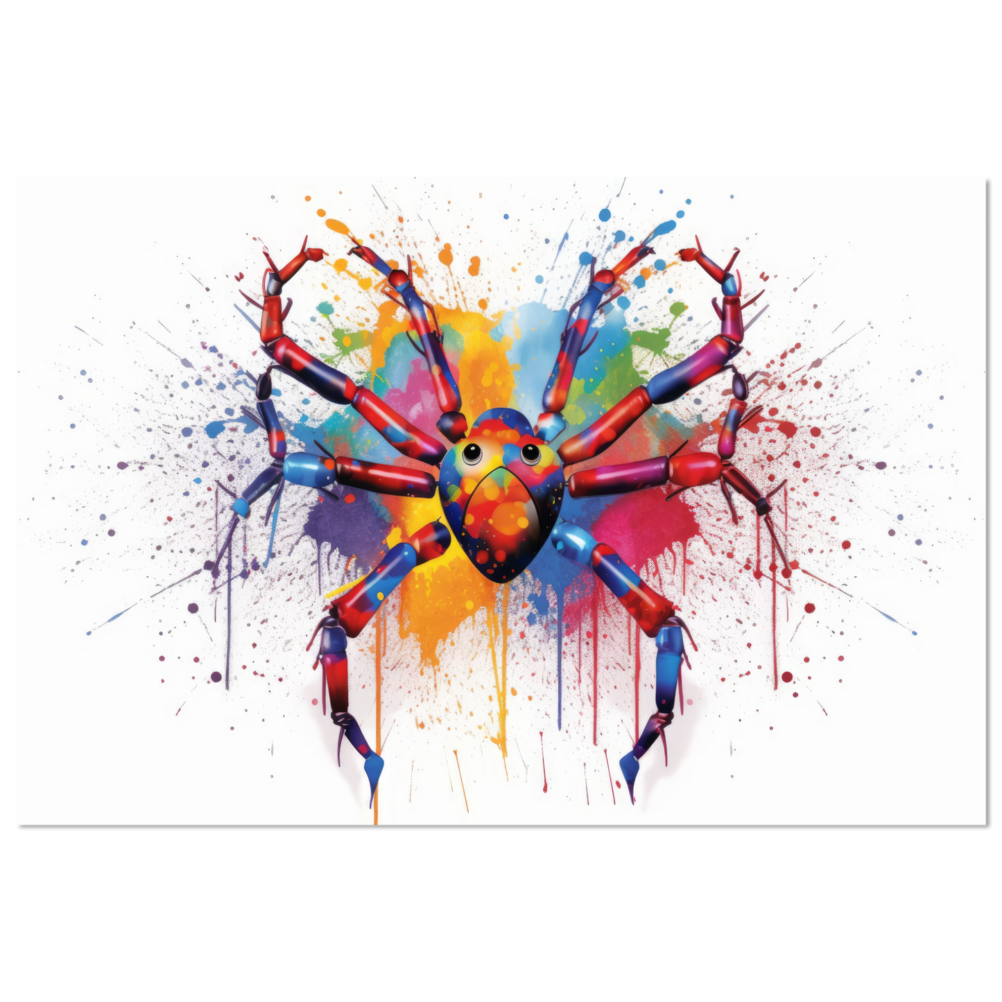 Spinne Pop-Art (INSECT23)
