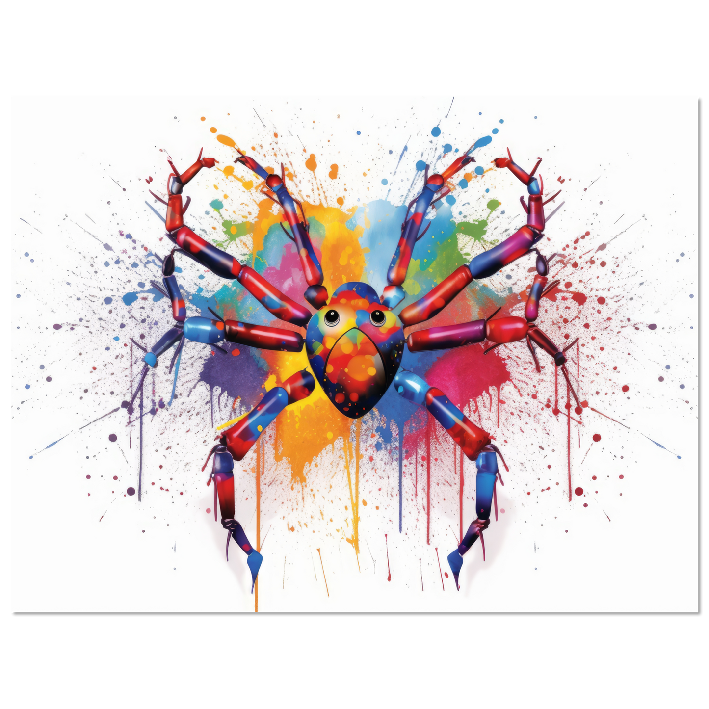 Spinne Pop-Art (INSECT23)
