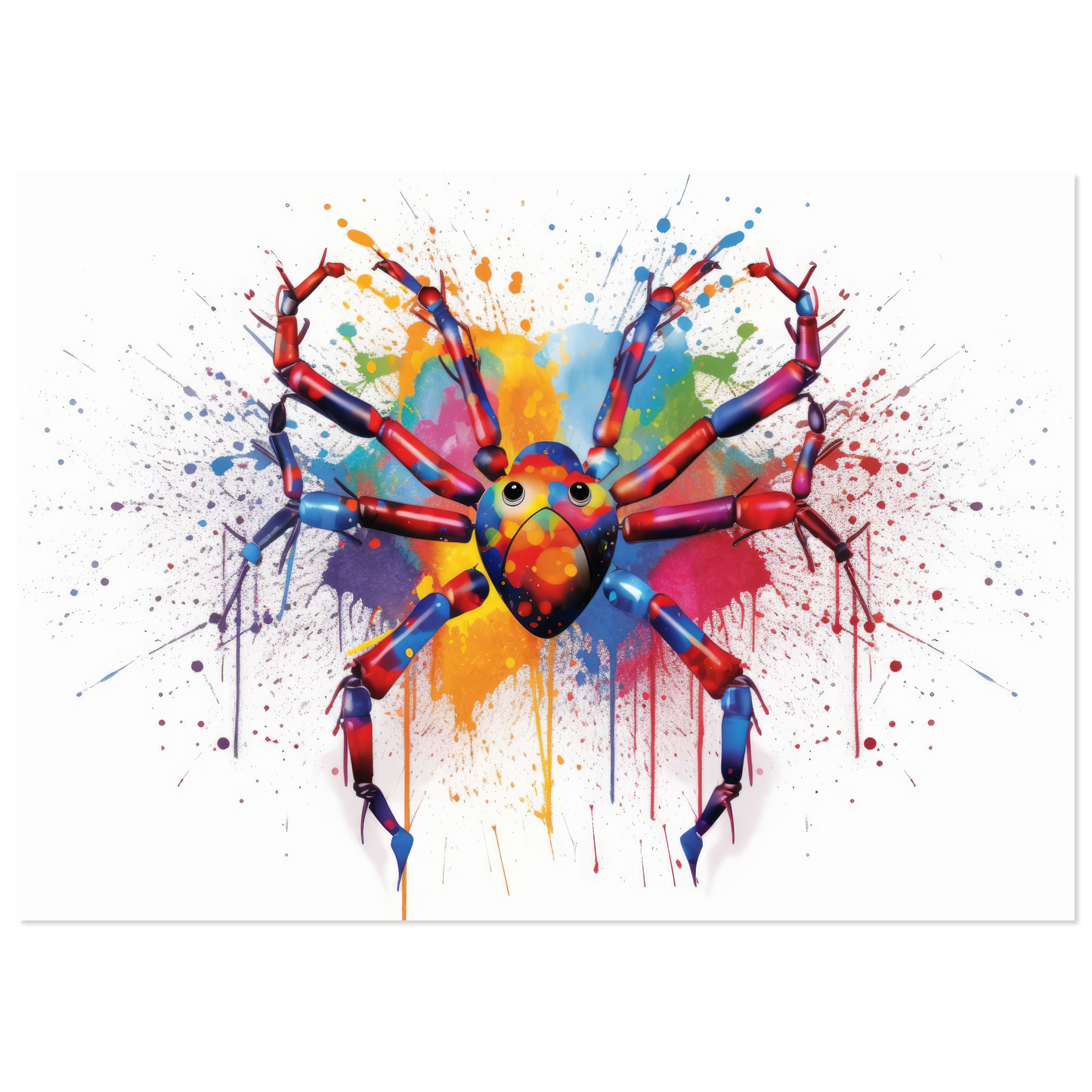 Spinne Pop-Art (INSECT23)
