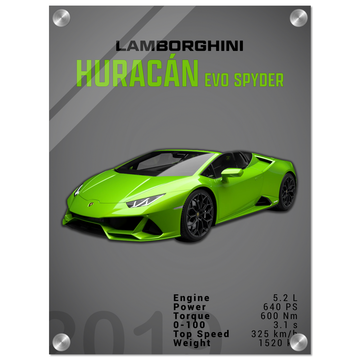 Lamborghini Huracan Evo Spyder (LAMBO01D)