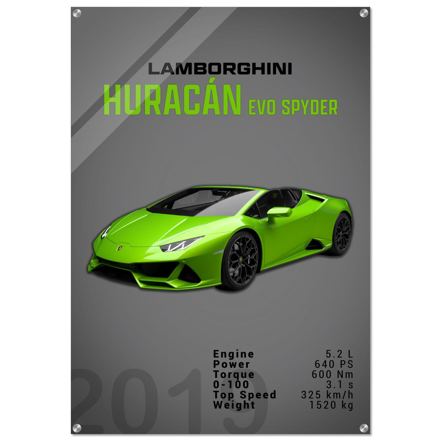 Lamborghini Huracan Evo Spyder (LAMBO01D)