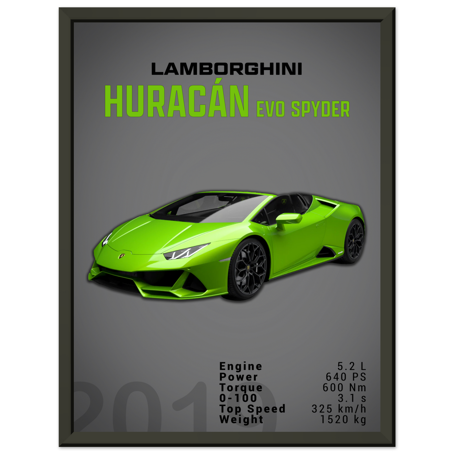 Lamborghini Huracan Evo Spyder (LAMBO01D)