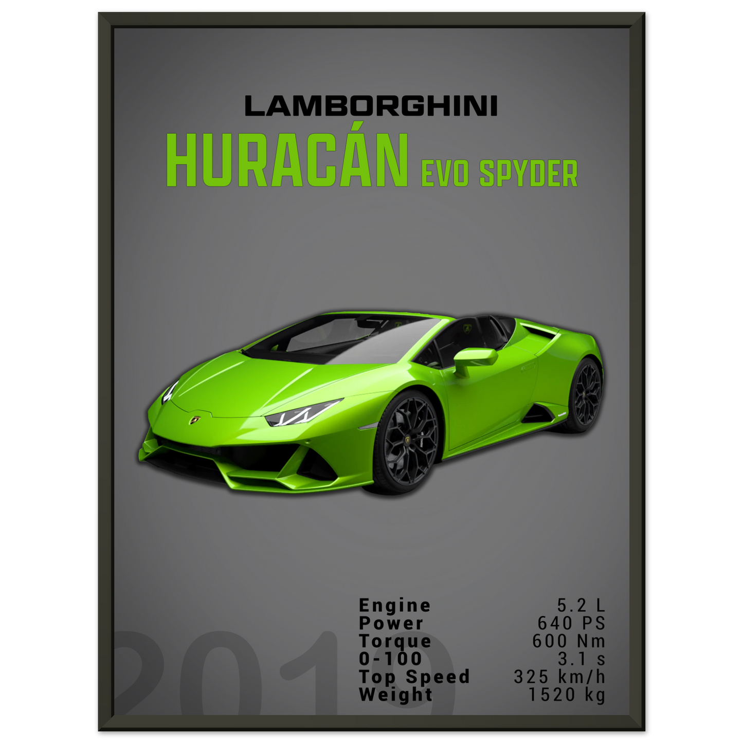 Lamborghini Huracan Evo Spyder (LAMBO01D)