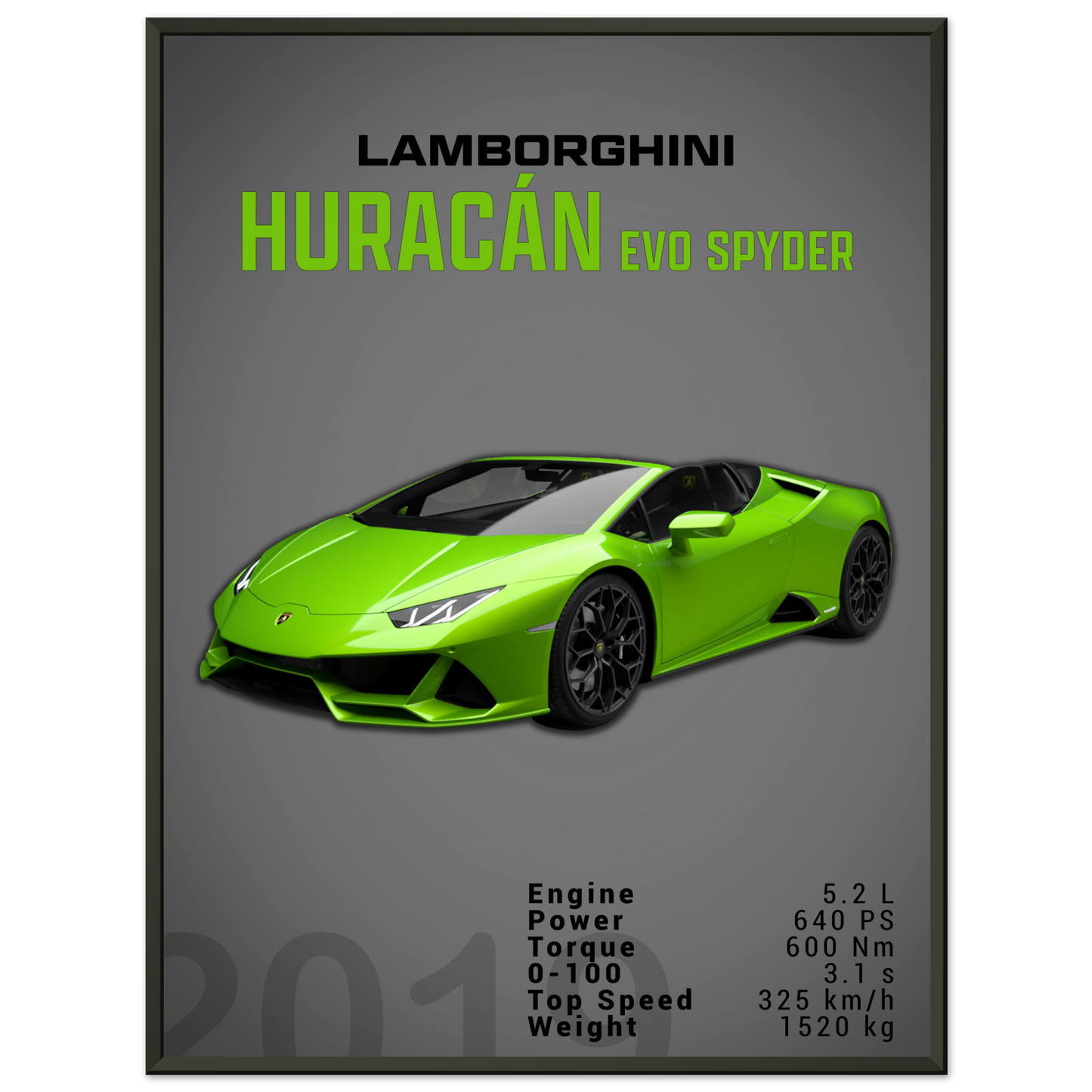 Lamborghini Huracan Evo Spyder (LAMBO01D)