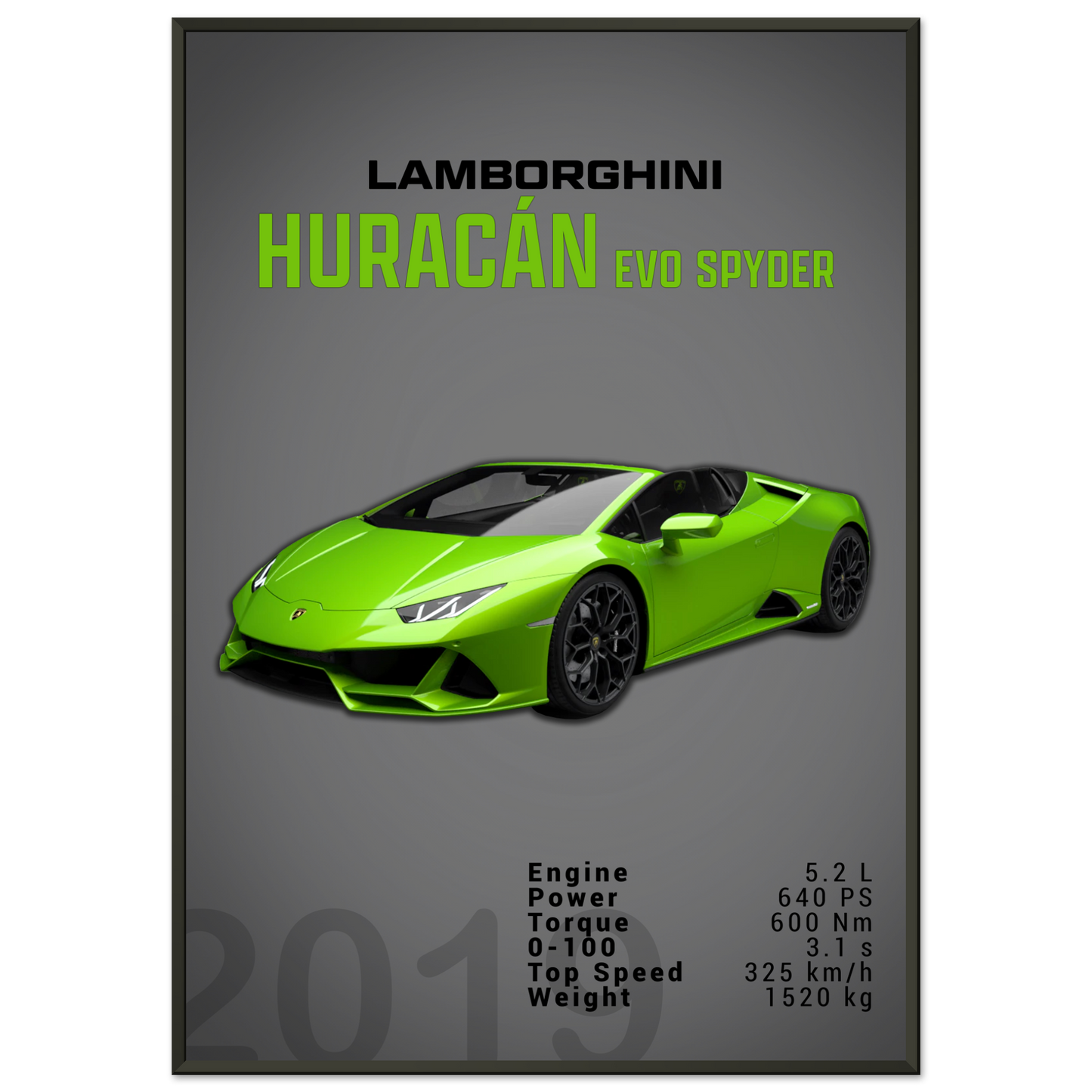 Lamborghini Huracan Evo Spyder (LAMBO01D)