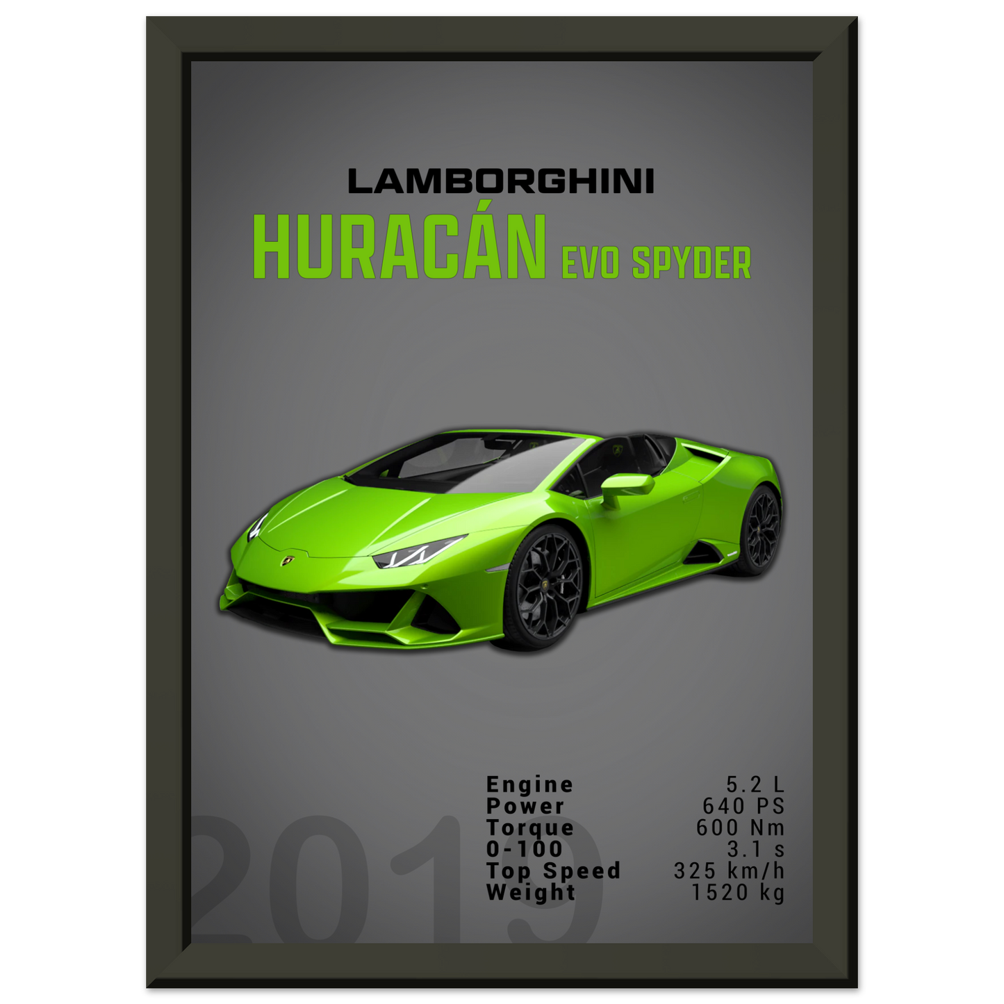 Lamborghini Huracan Evo Spyder (LAMBO01D)
